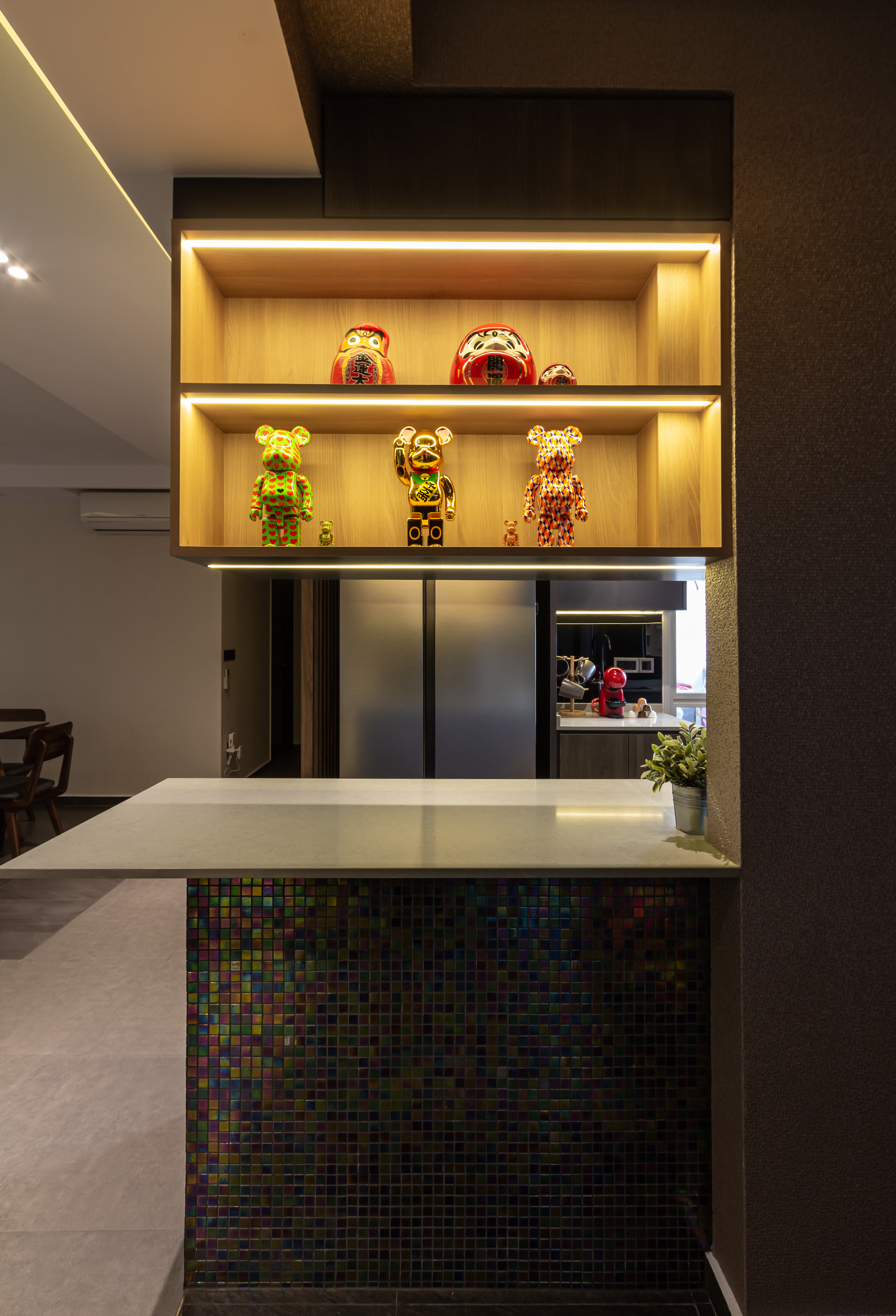 Contemporary, Industrial, Modern Design - Dining Room - HDB 5 Room - Design by Fineline Design Pte Ltd