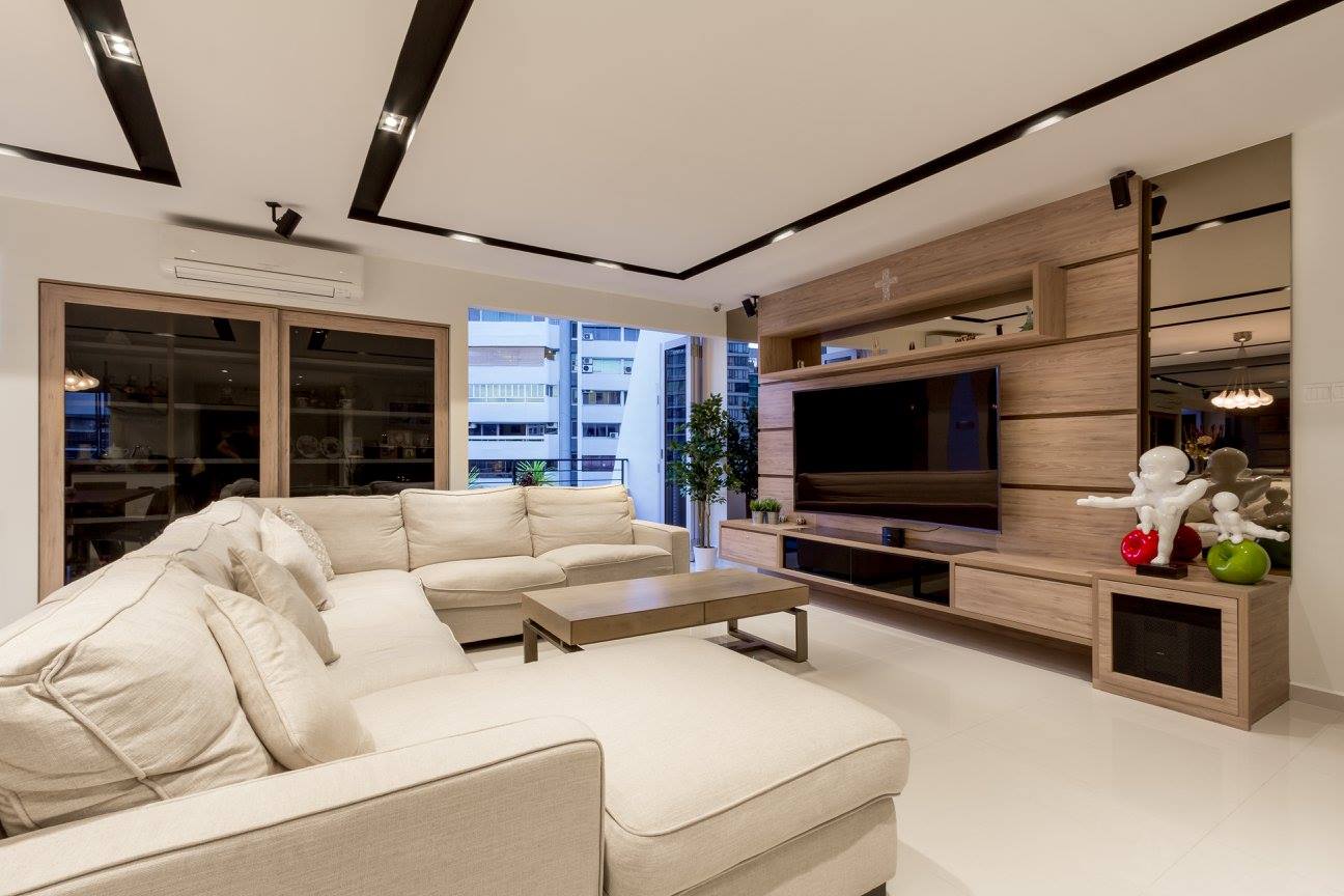 Contemporary, Modern Design - Living Room - Condominium - Design by Fineline Design Pte Ltd