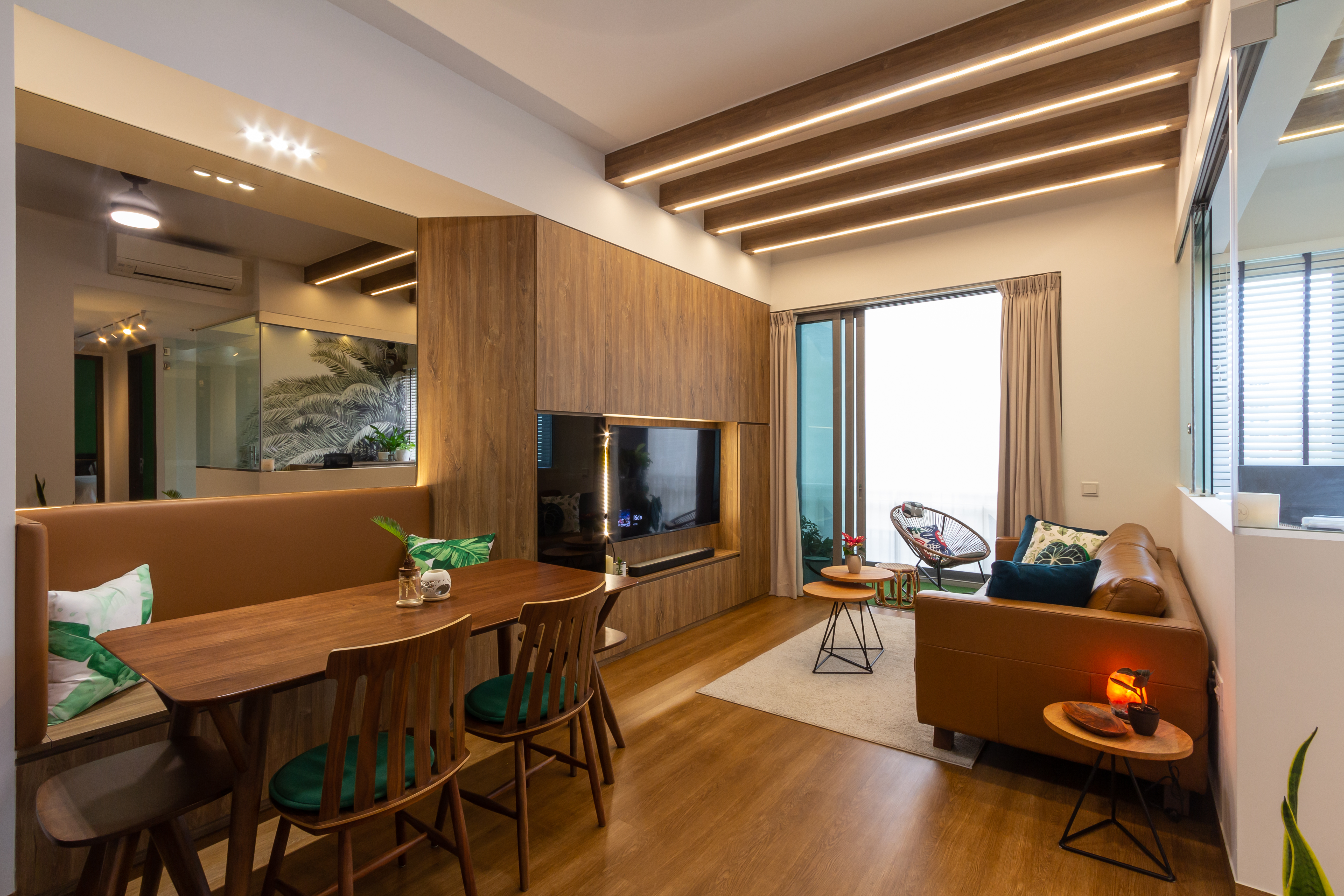 Others, Tropical Design - Living Room - Condominium - Design by Fineline Design Pte Ltd