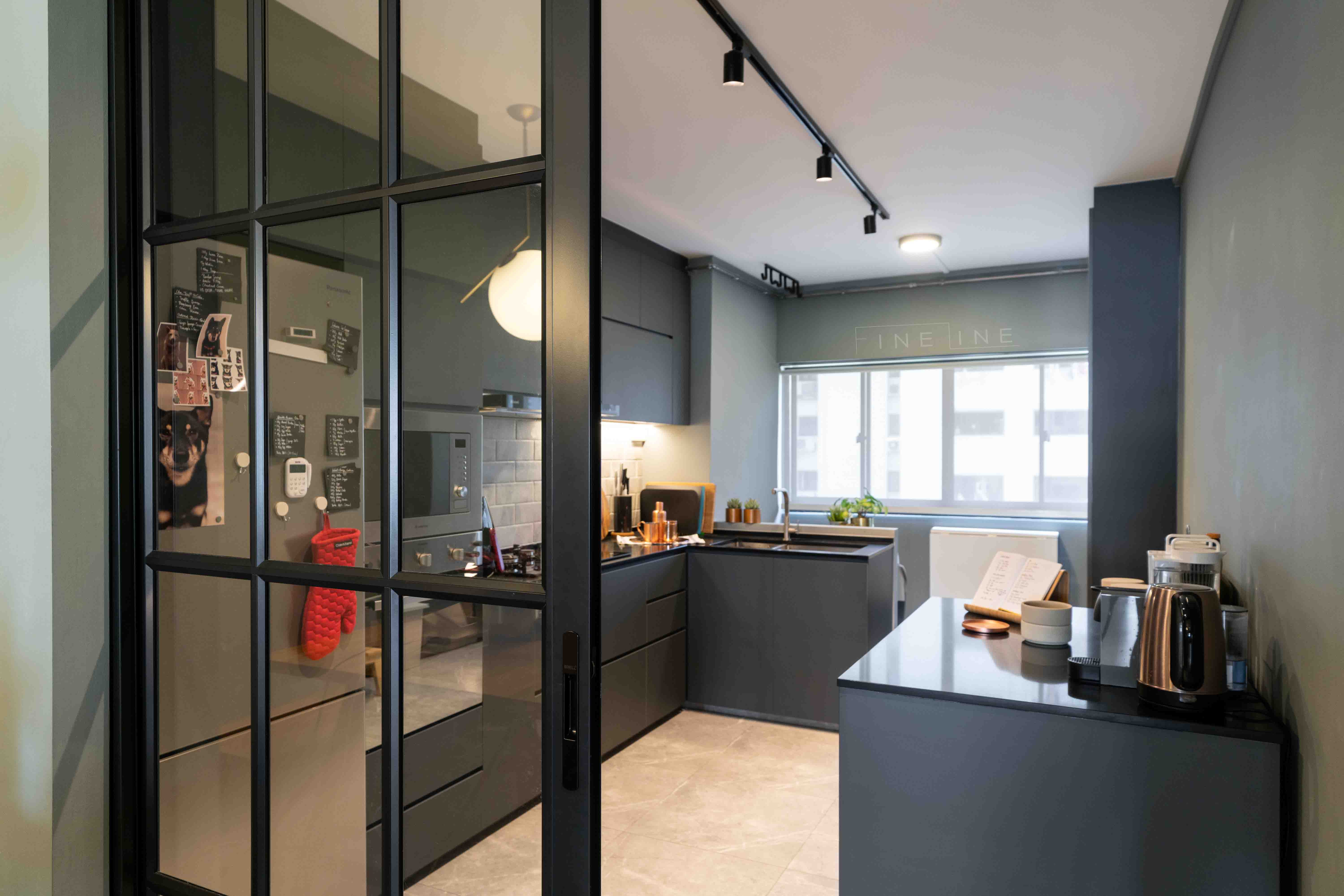 Scandinavian Design - Kitchen - HDB 3 Room - Design by Fineline Design Pte Ltd