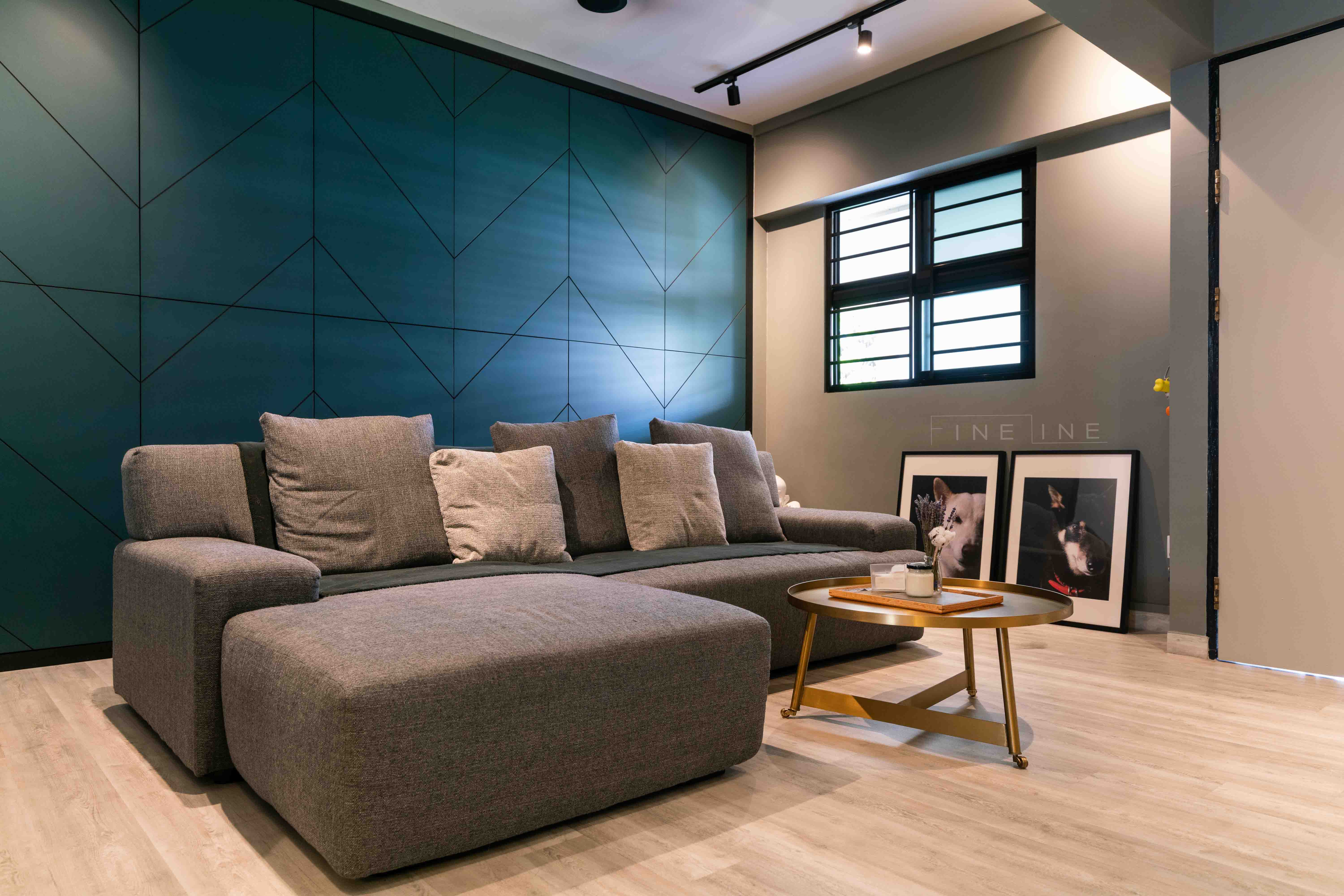 Scandinavian Design - Living Room - HDB 3 Room - Design by Fineline Design Pte Ltd