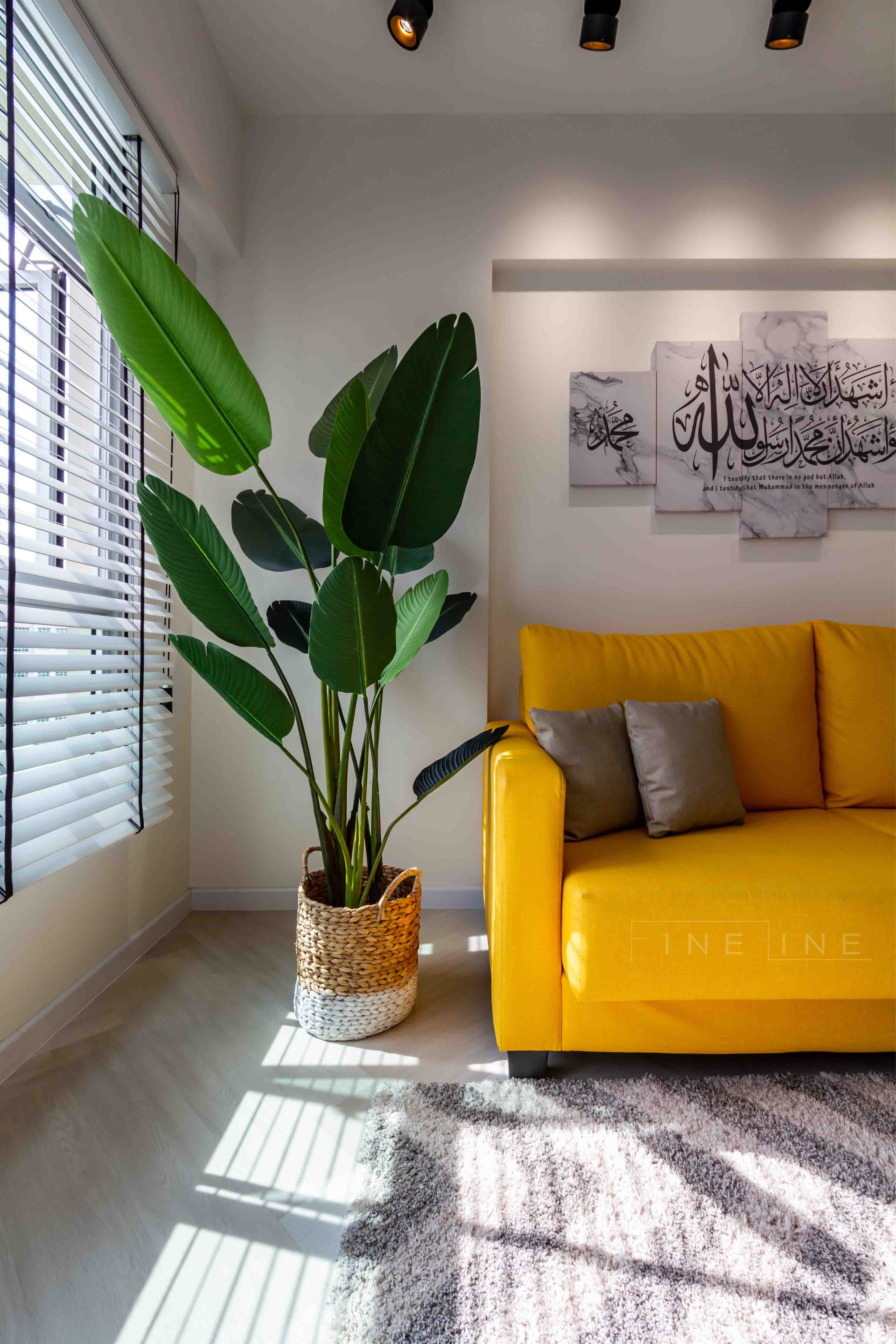 Contemporary, Industrial Design - Living Room - HDB 4 Room - Design by Fineline Design Pte Ltd