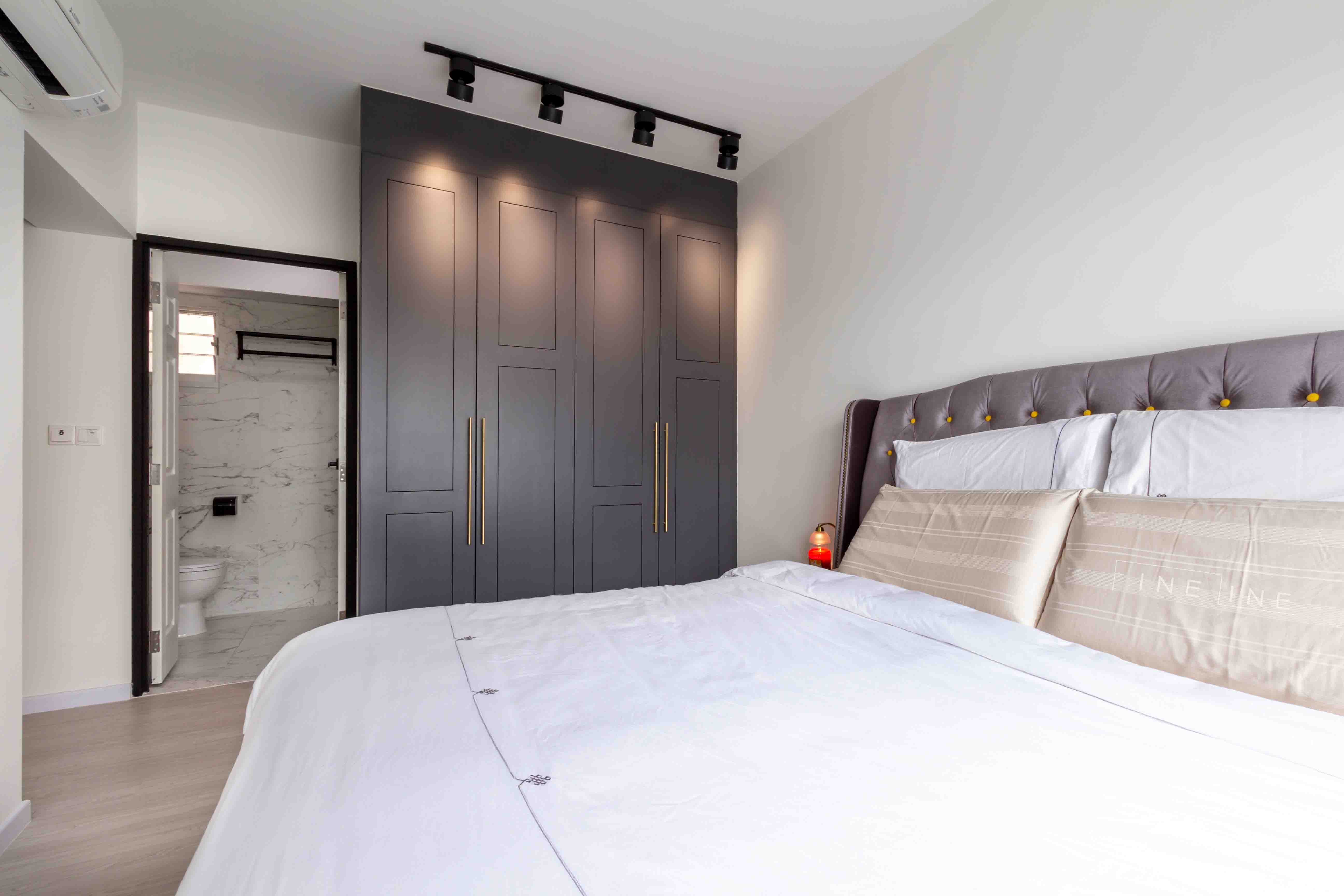 Contemporary, Industrial Design - Bedroom - HDB 4 Room - Design by Fineline Design Pte Ltd