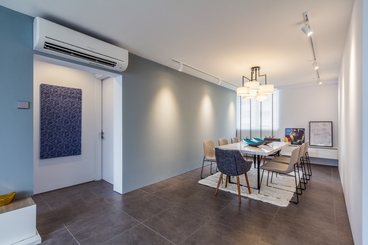 Contemporary, Modern, Rustic Design - Dining Room - HDB 4 Room - Design by Fineline Design Pte Ltd