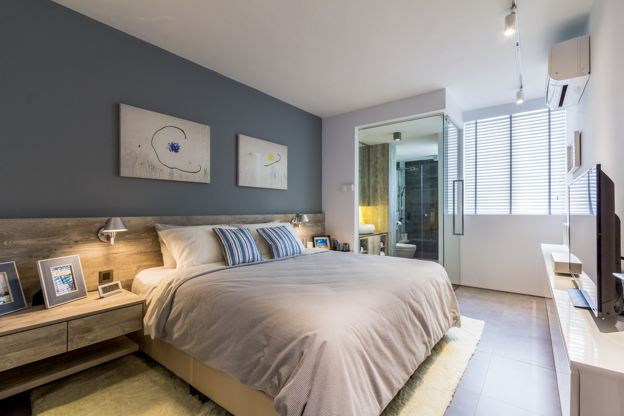 Contemporary, Modern, Rustic Design - Bedroom - HDB 4 Room - Design by Fineline Design Pte Ltd