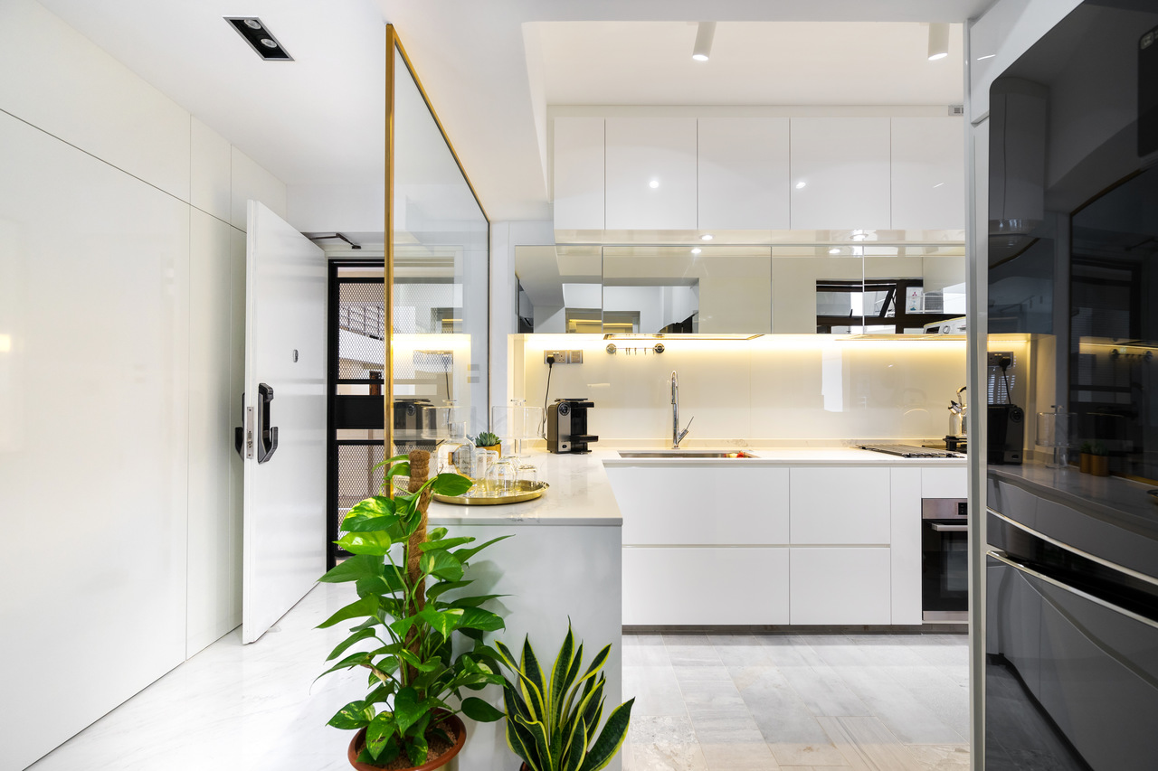 Minimalist Design - Kitchen - HDB 4 Room - Design by Fineline Design Pte Ltd