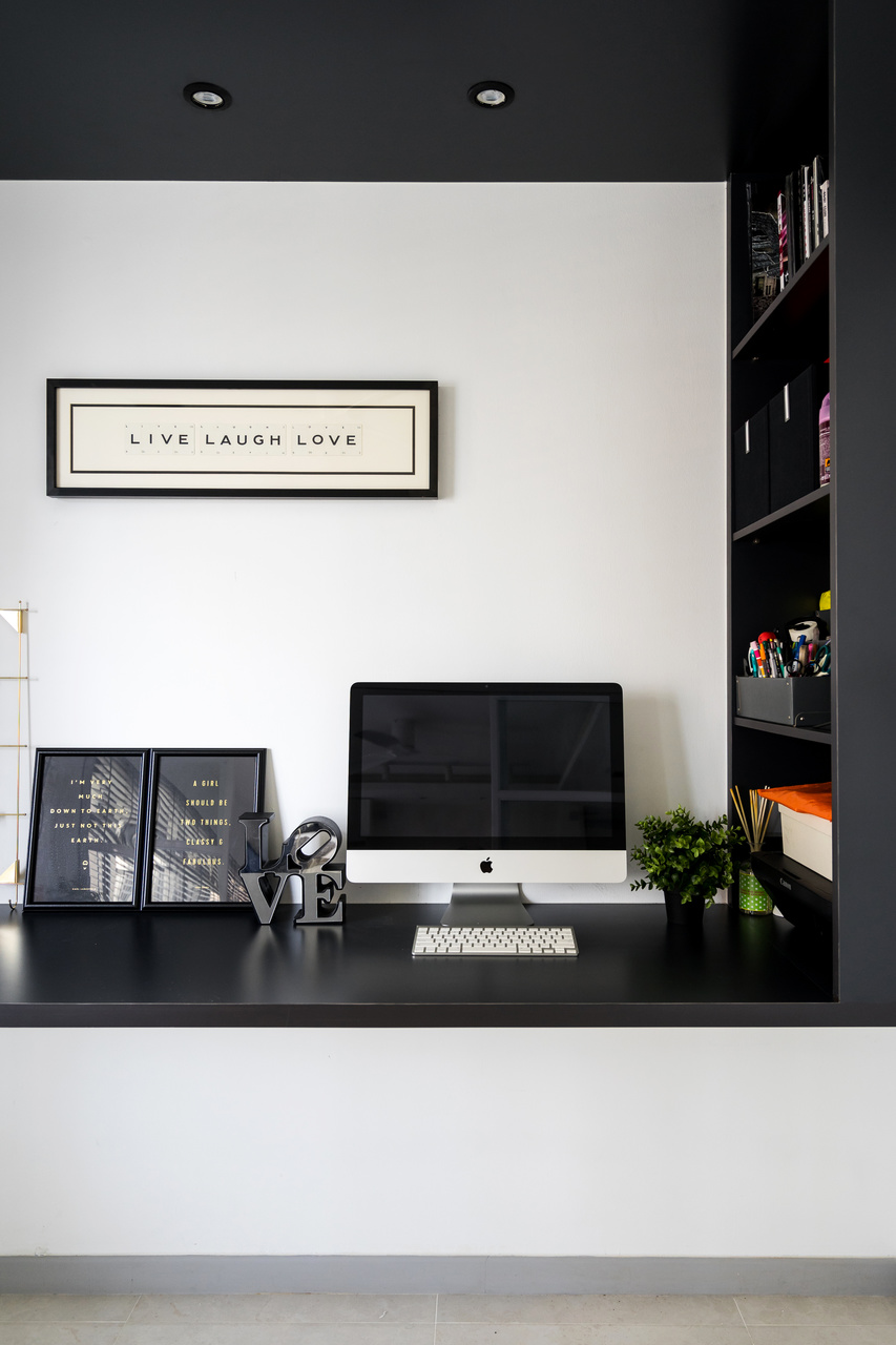 Minimalist Design - Study Room - HDB 4 Room - Design by Fineline Design Pte Ltd