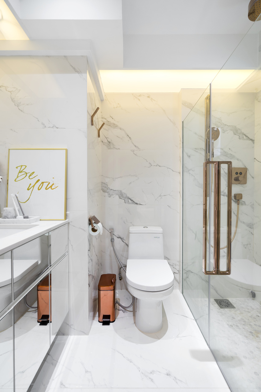 Minimalist Design - Bathroom - HDB 4 Room - Design by Fineline Design Pte Ltd