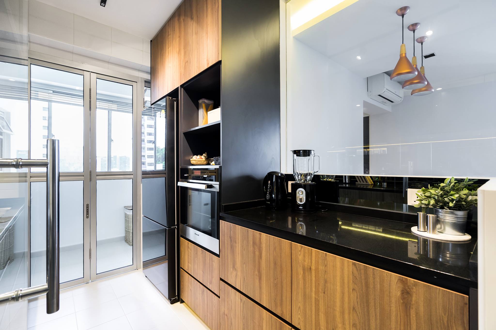 Contemporary, Scandinavian Design - Kitchen - HDB 4 Room - Design by Fineline Design Pte Ltd