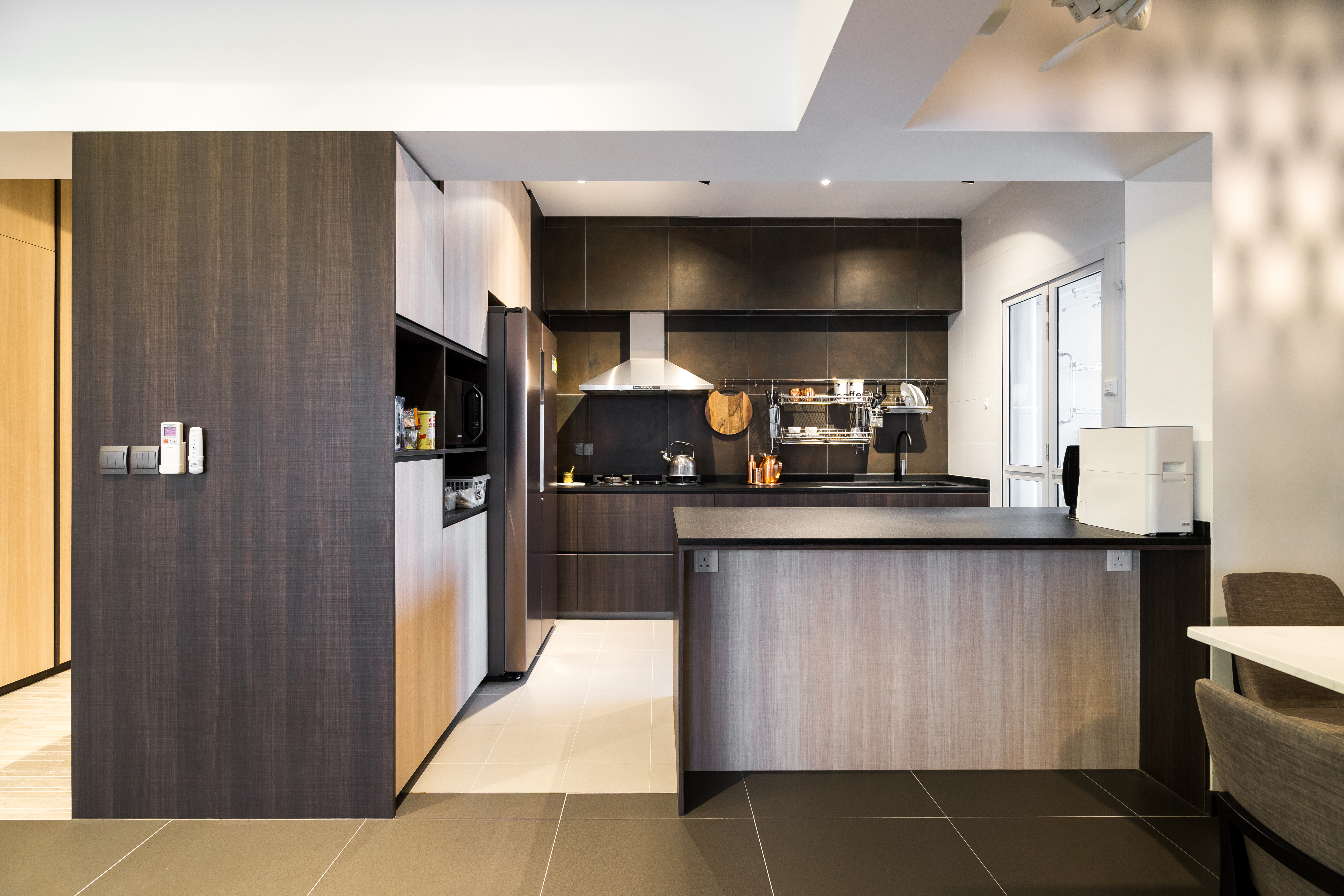 Scandinavian Design - Kitchen - HDB 4 Room - Design by Fineline Design Pte Ltd