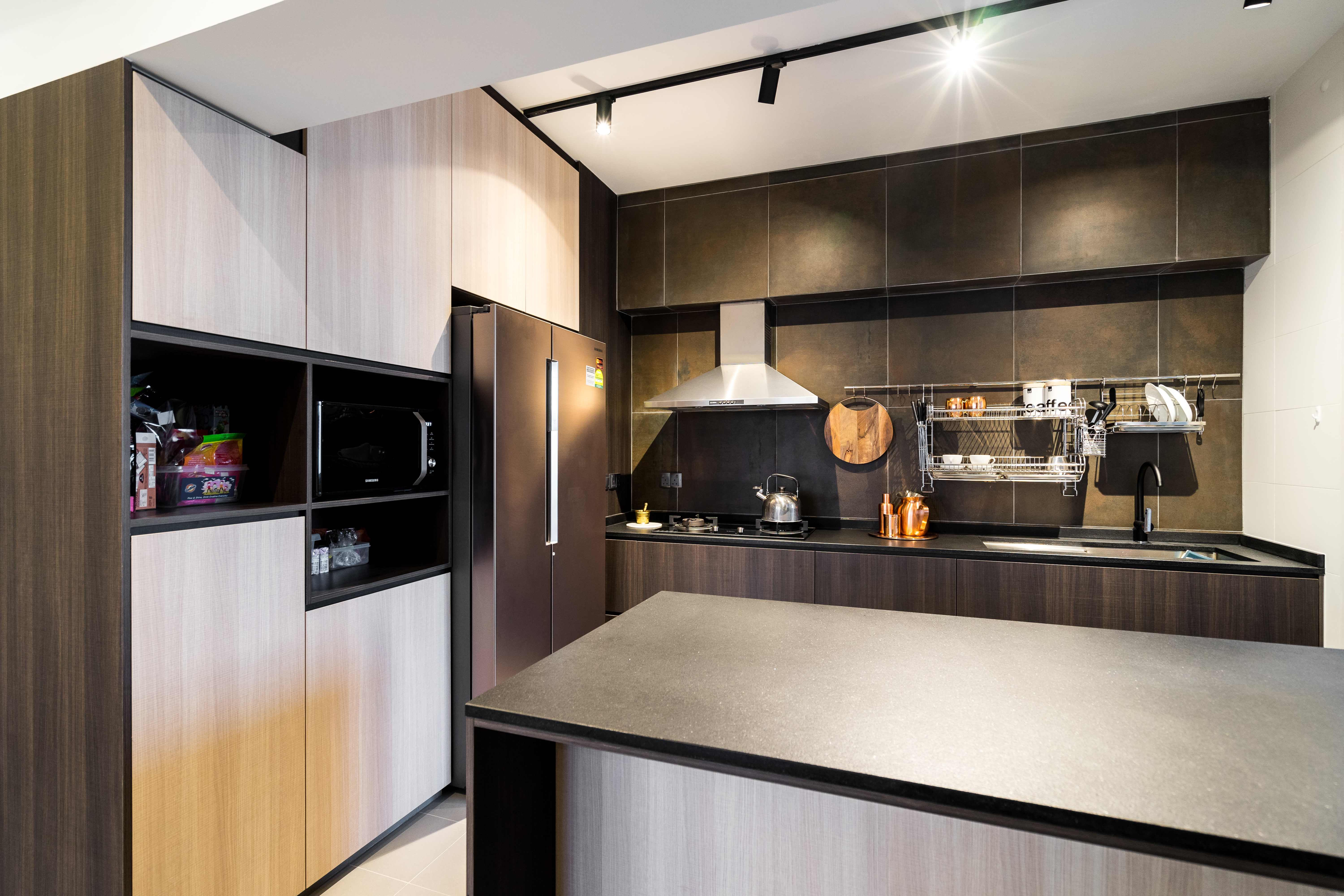 Scandinavian Design - Kitchen - HDB 4 Room - Design by Fineline Design Pte Ltd