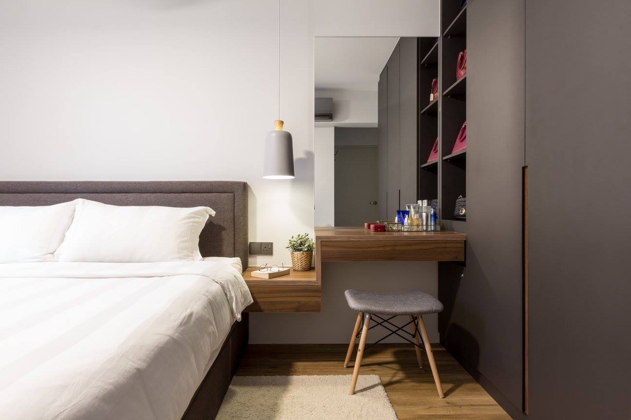 Scandinavian Design - Bedroom - HDB 4 Room - Design by Fineline Design Pte Ltd