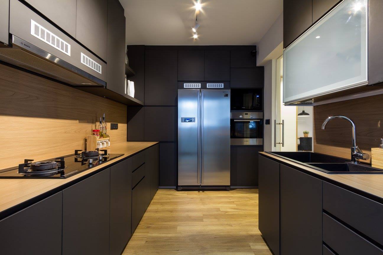 Scandinavian Design - Kitchen - HDB 4 Room - Design by Fineline Design Pte Ltd