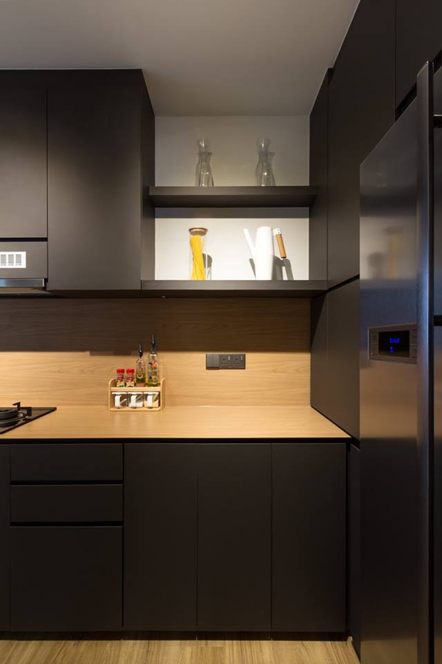 Scandinavian Design - Kitchen - HDB 4 Room - Design by Fineline Design Pte Ltd