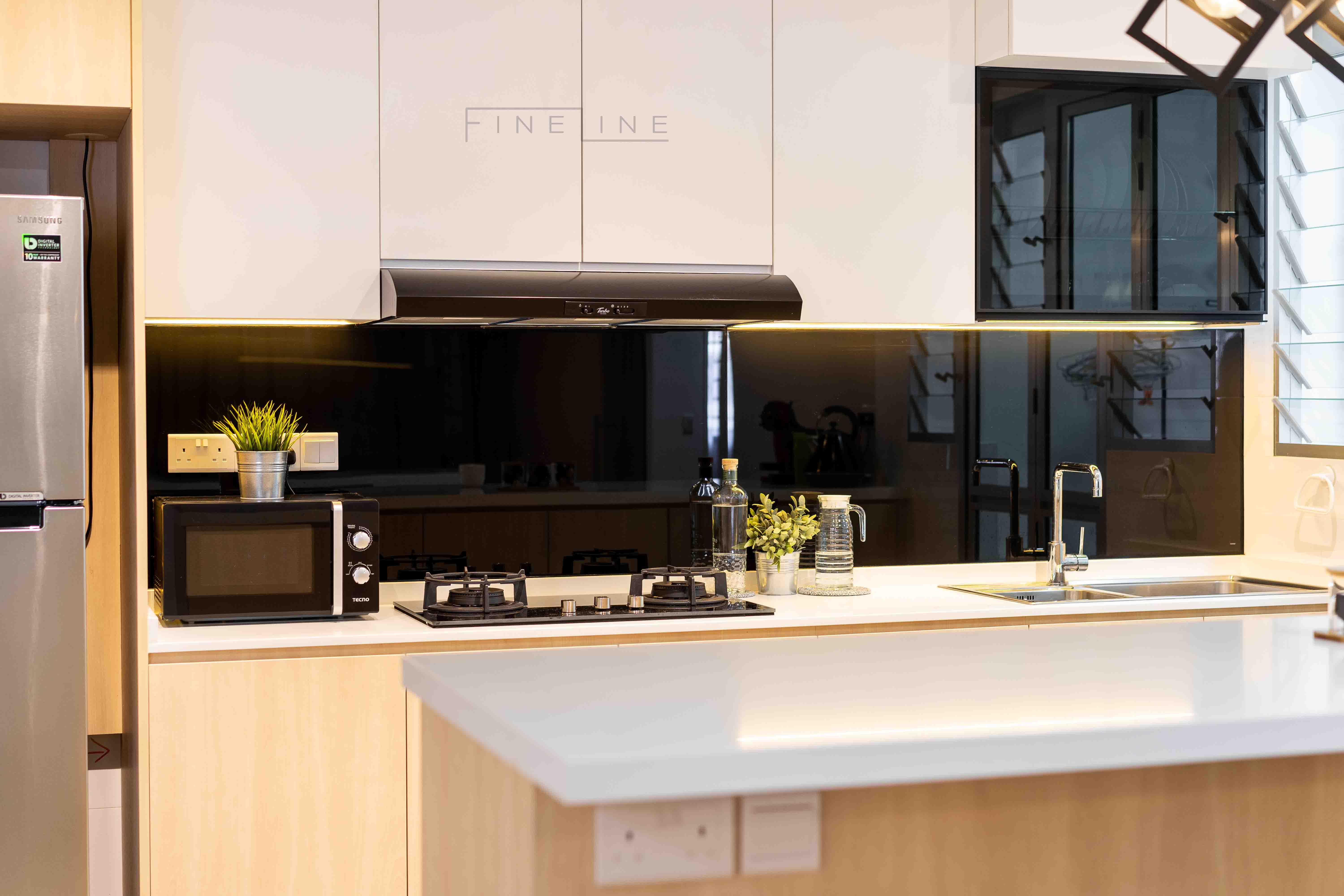 Scandinavian Design - Kitchen - HDB 5 Room - Design by Fineline Design Pte Ltd