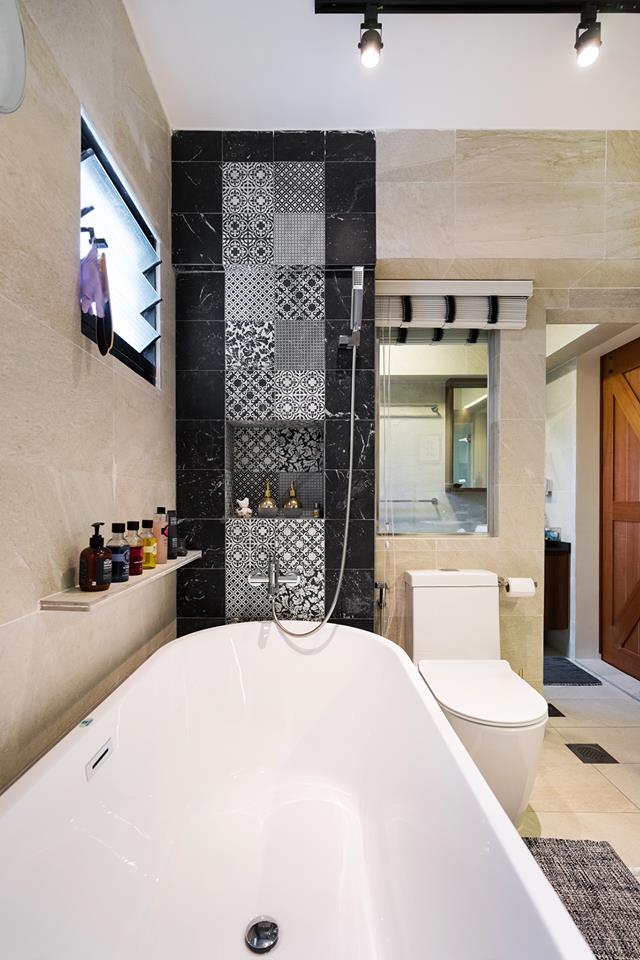 Contemporary Design - Bathroom - HDB 5 Room - Design by Fineline Design Pte Ltd