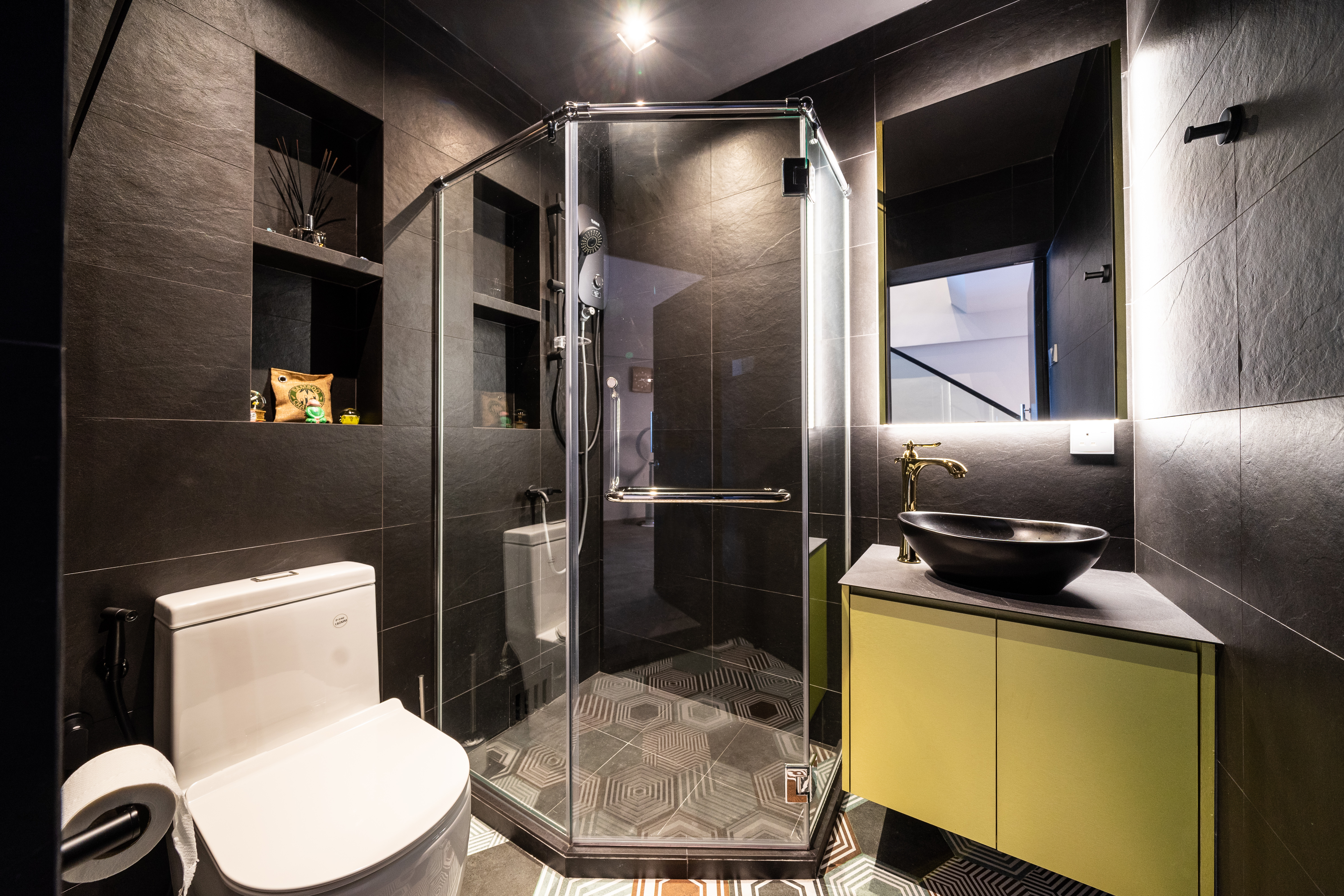 Contemporary, Modern, Others Design - Bathroom - HDB 5 Room - Design by Fineline Design Pte Ltd