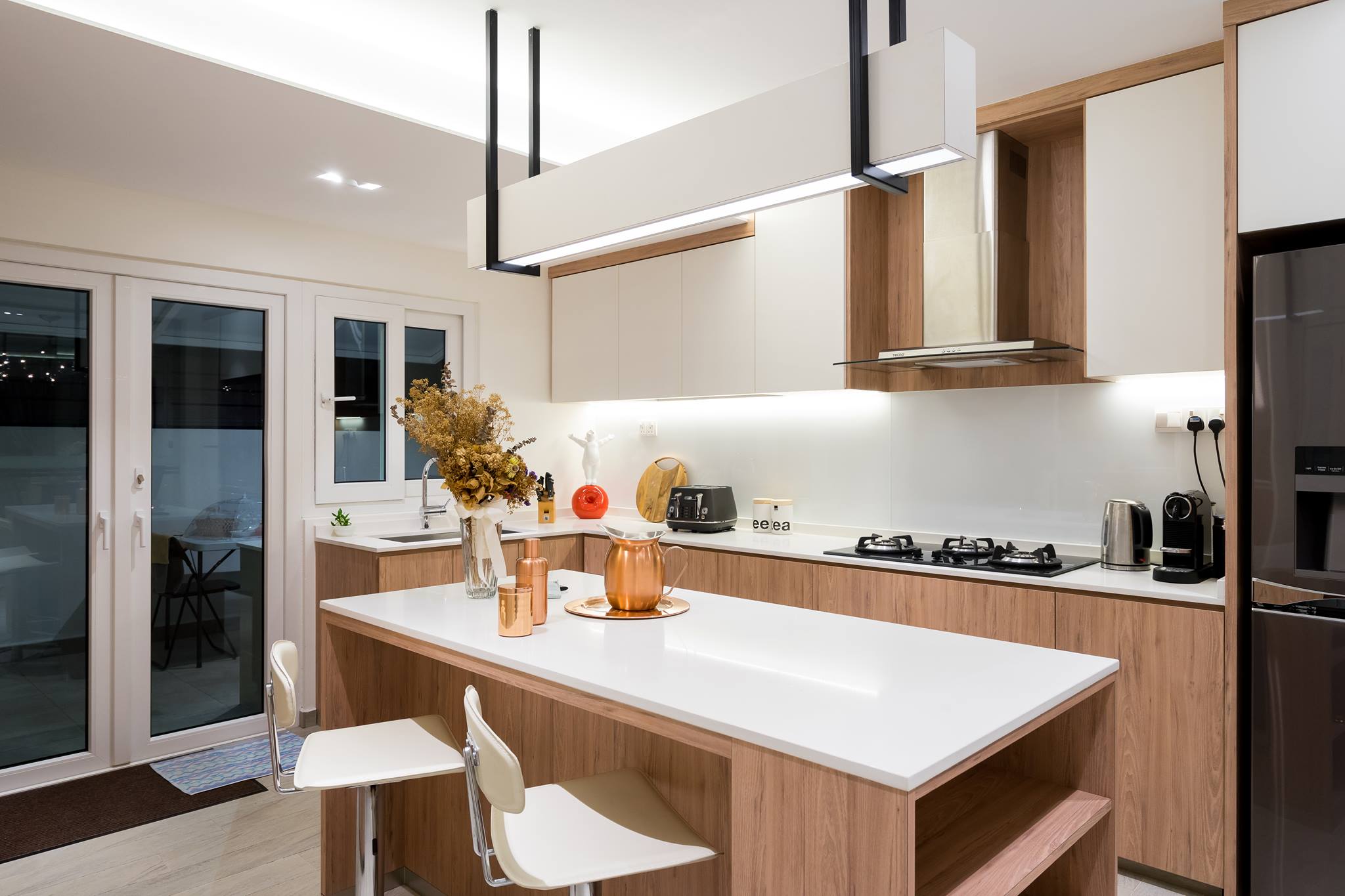 Contemporary Design - Kitchen - Landed House - Design by Fineline Design Pte Ltd