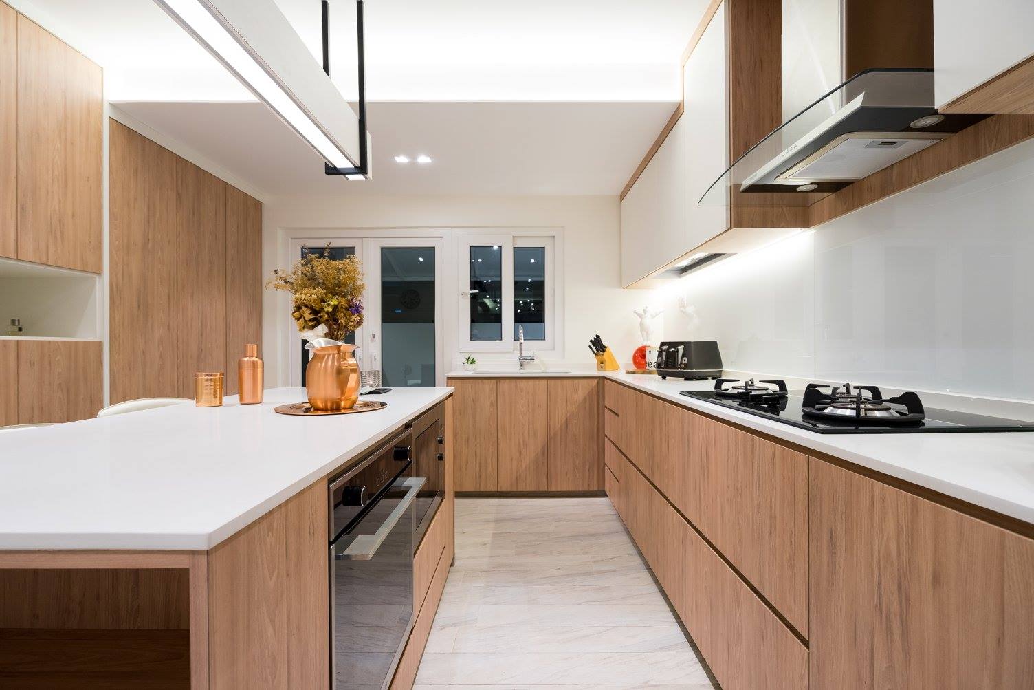 Contemporary Design - Kitchen - Landed House - Design by Fineline Design Pte Ltd