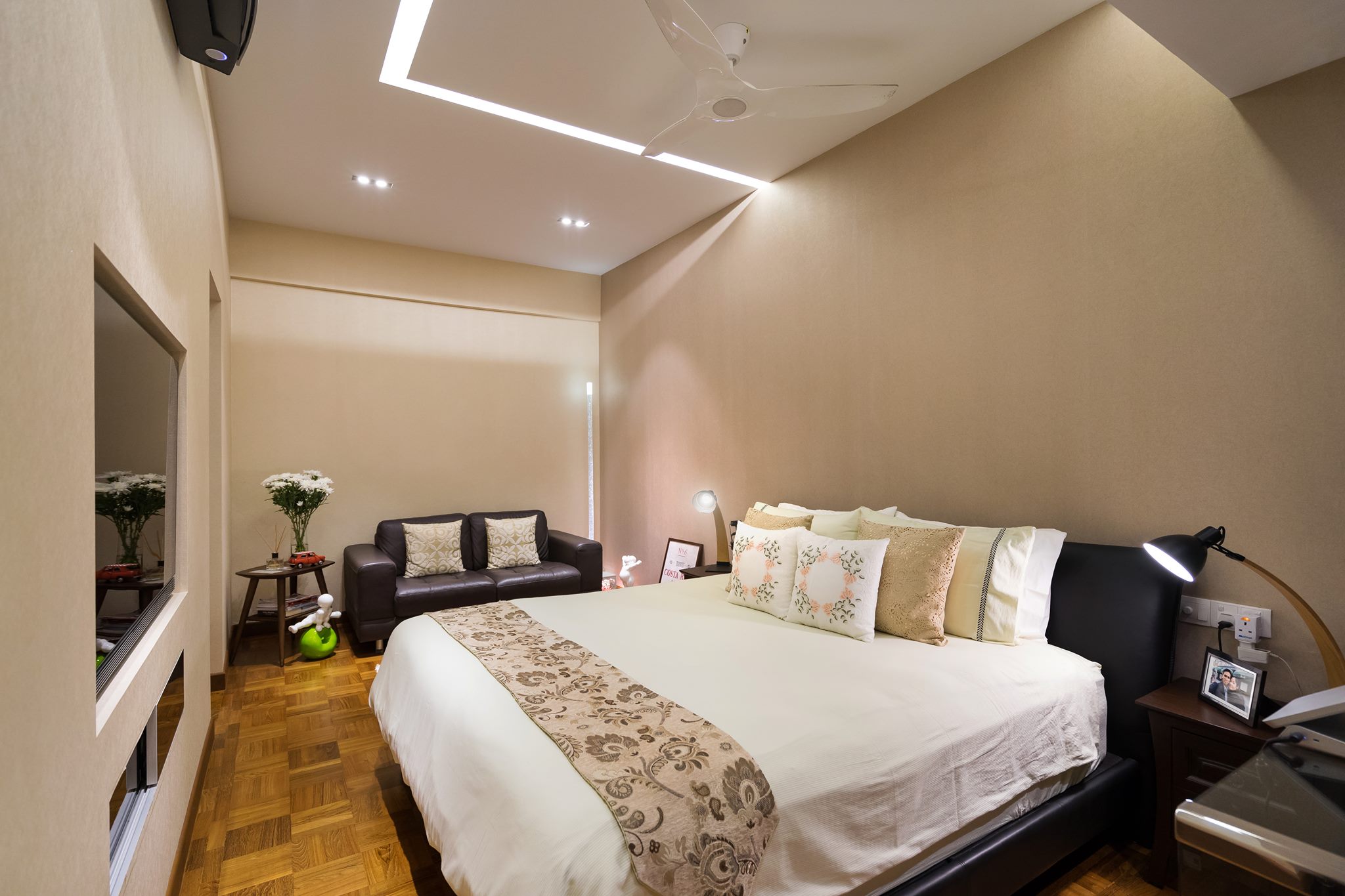 Contemporary Design - Bedroom - Landed House - Design by Fineline Design Pte Ltd