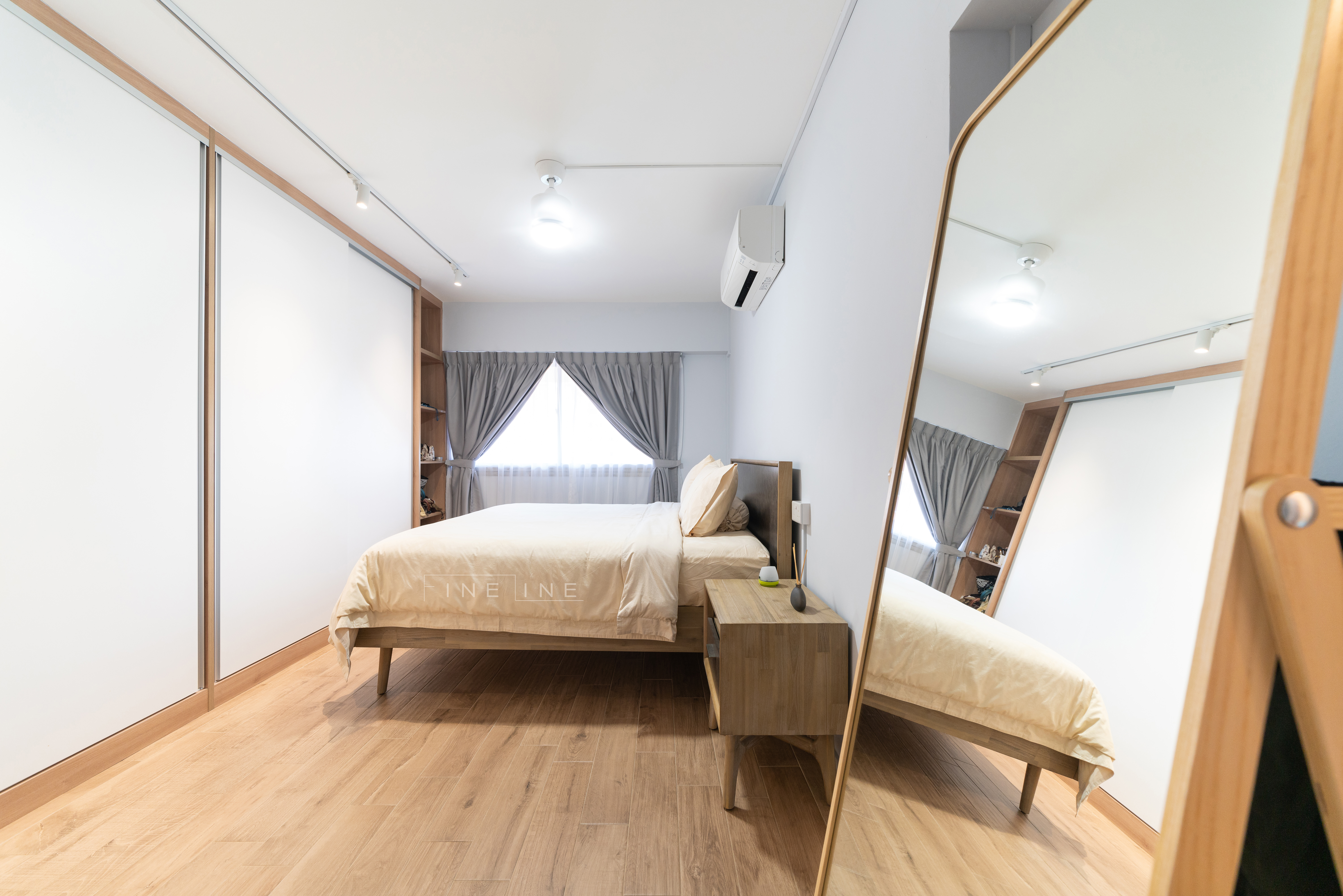 Modern Design - Bedroom - HDB Executive Apartment - Design by Fineline Design Pte Ltd
