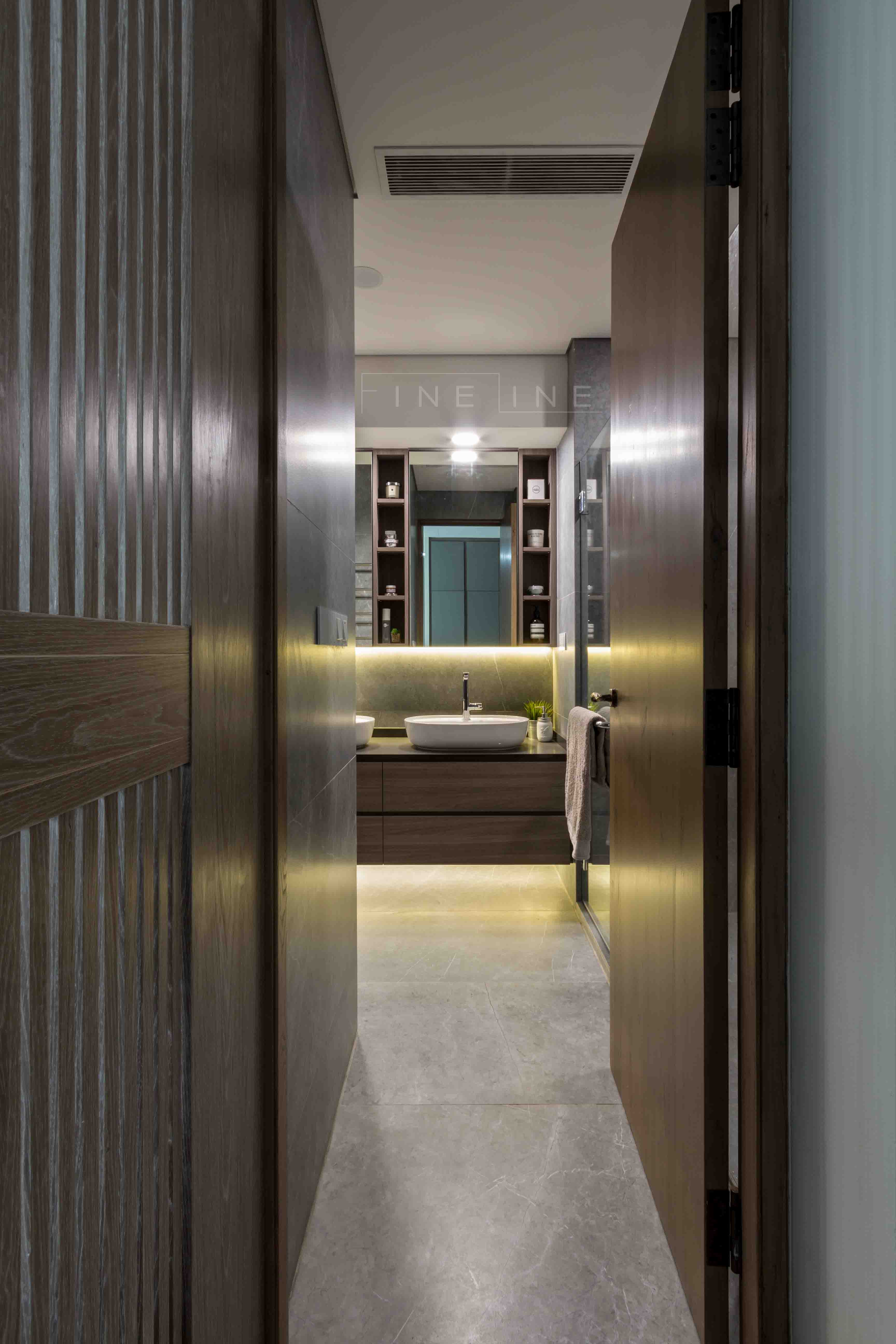 Contemporary Design - Bathroom - Condominium - Design by Fineline Design Pte Ltd