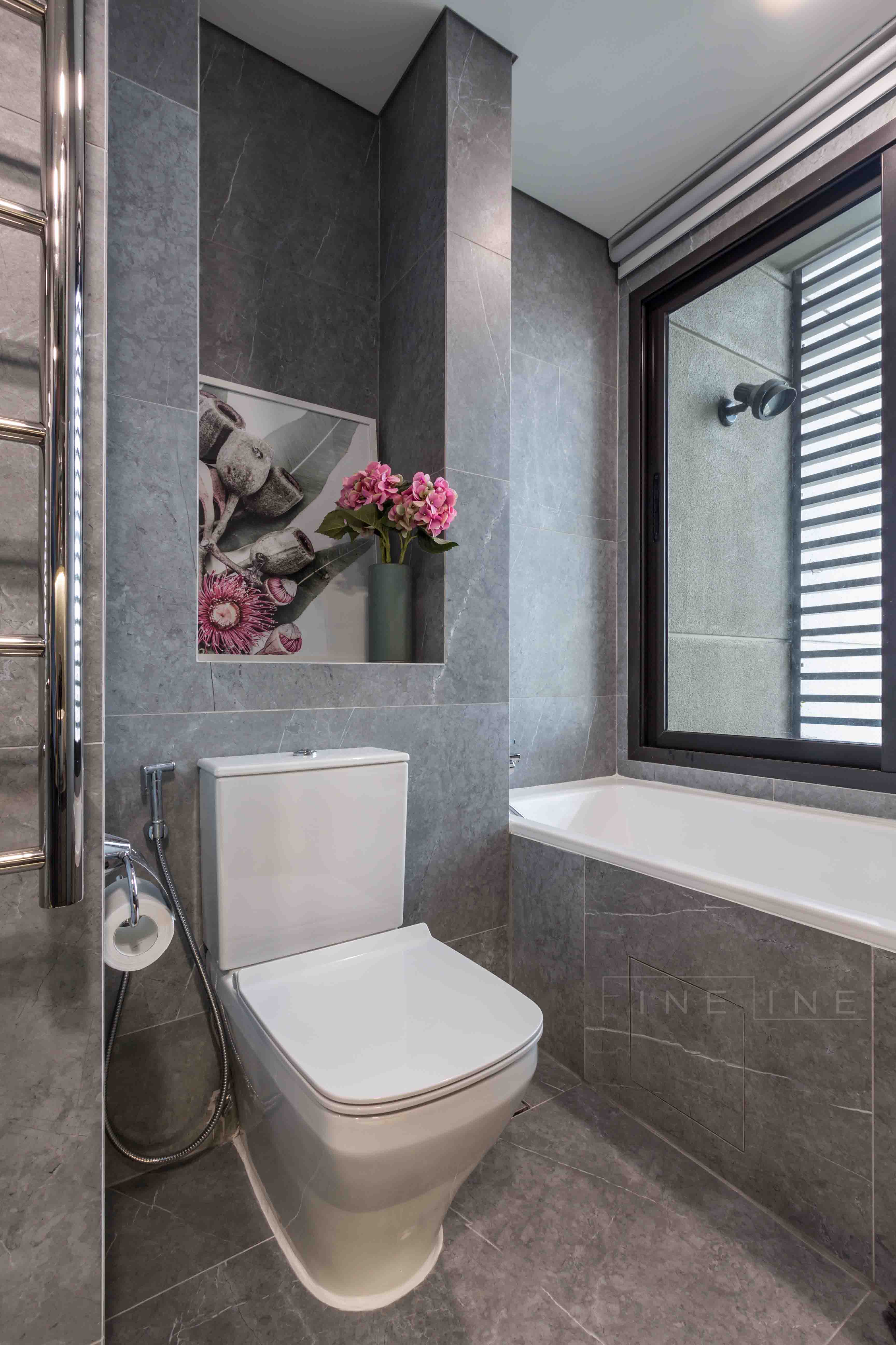 Contemporary Design - Bathroom - Condominium - Design by Fineline Design Pte Ltd