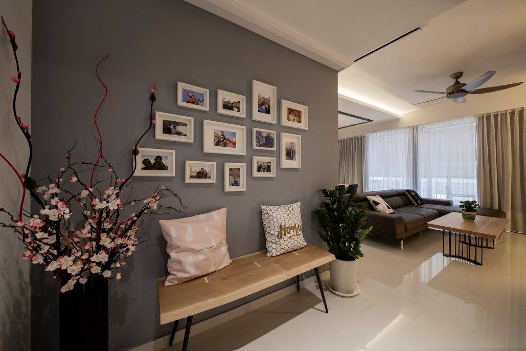 Minimalist, Scandinavian Design - Living Room - Condominium - Design by Fineline Design Pte Ltd