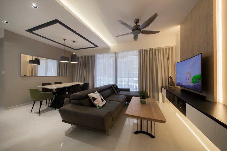 Minimalist, Scandinavian Design - Living Room - Condominium - Design by Fineline Design Pte Ltd