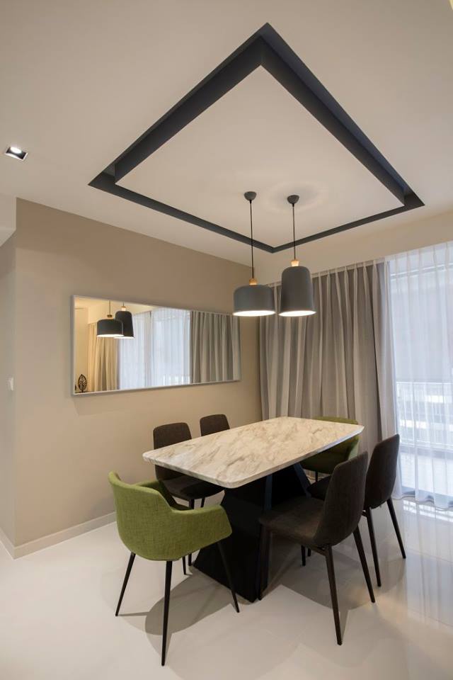 Minimalist, Scandinavian Design - Dining Room - Condominium - Design by Fineline Design Pte Ltd