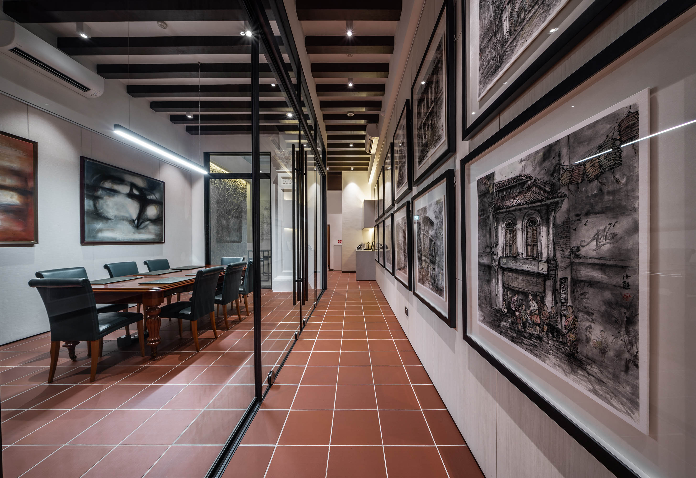 Victorian, Vintage Design - Commercial - Office - Design by Fineline Design Pte Ltd