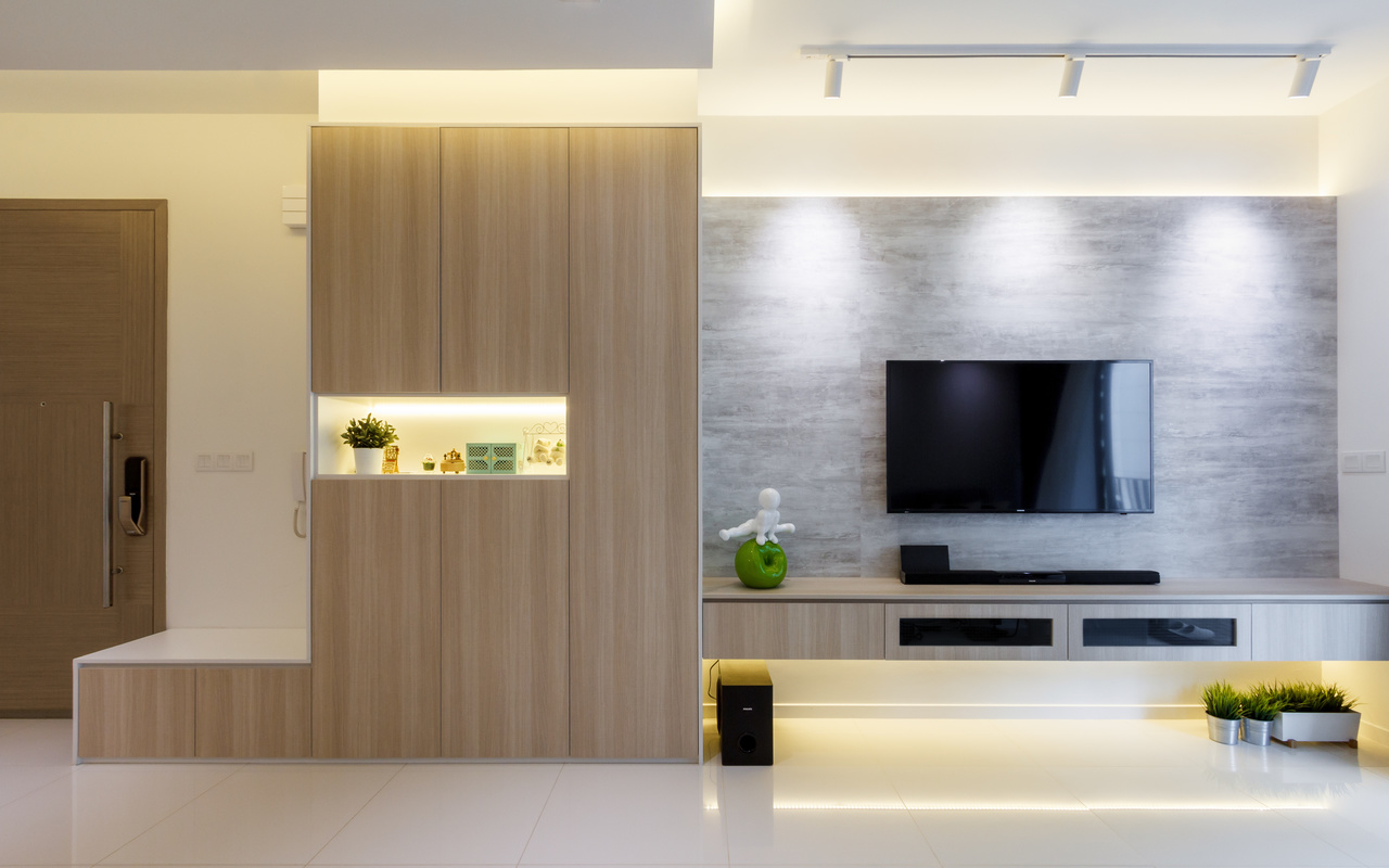 Contemporary Design - Living Room - Condominium - Design by Fineline Design Pte Ltd
