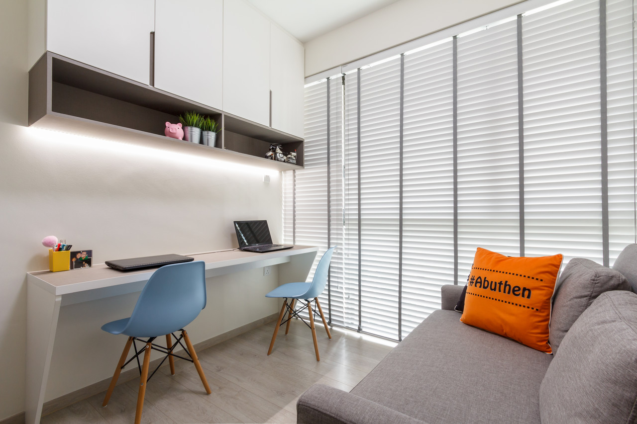 Contemporary Design - Study Room - Condominium - Design by Fineline Design Pte Ltd