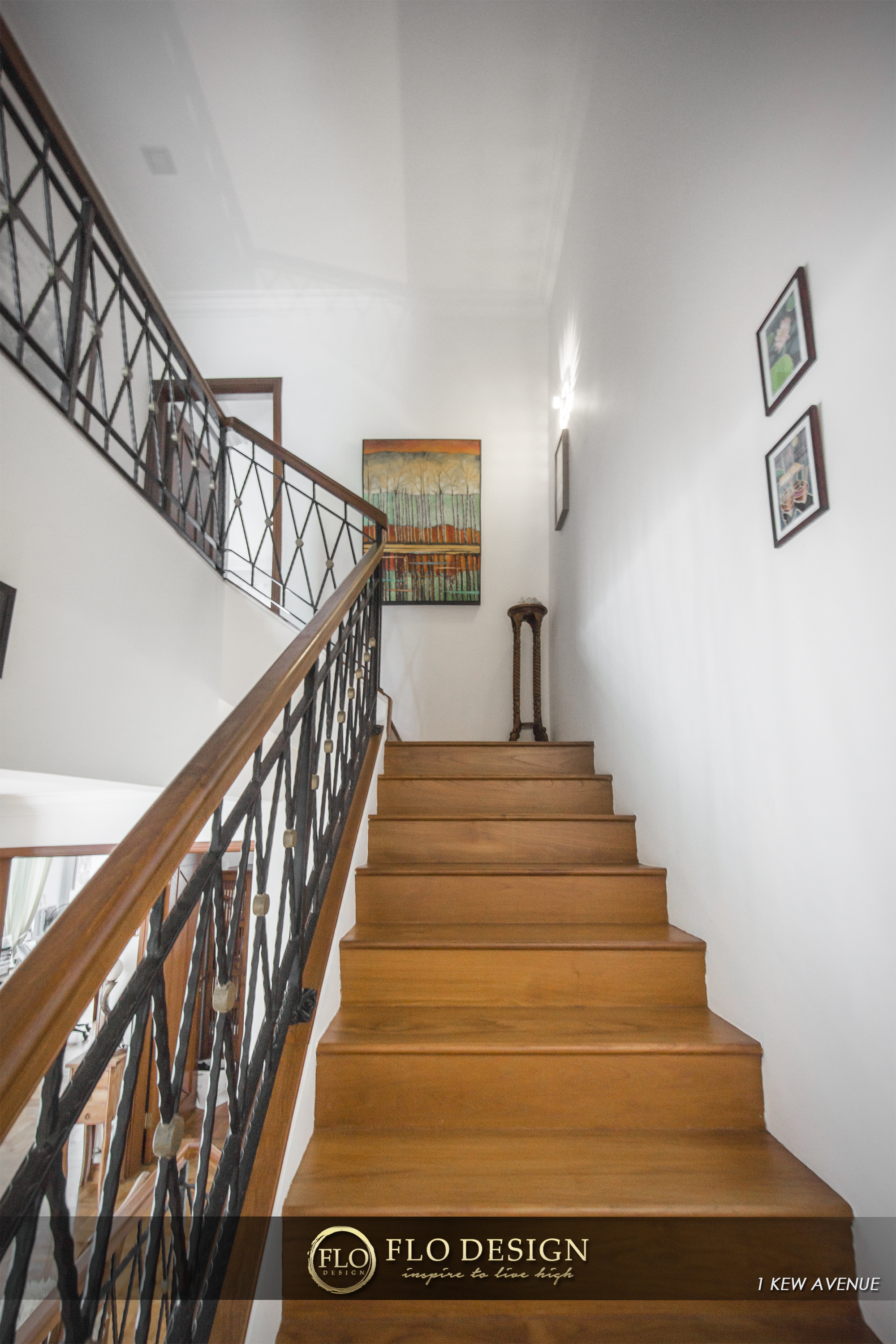 Contemporary, Eclectic, Rustic Design - Living Room - Landed House - Design by Flo Design Pte Ltd