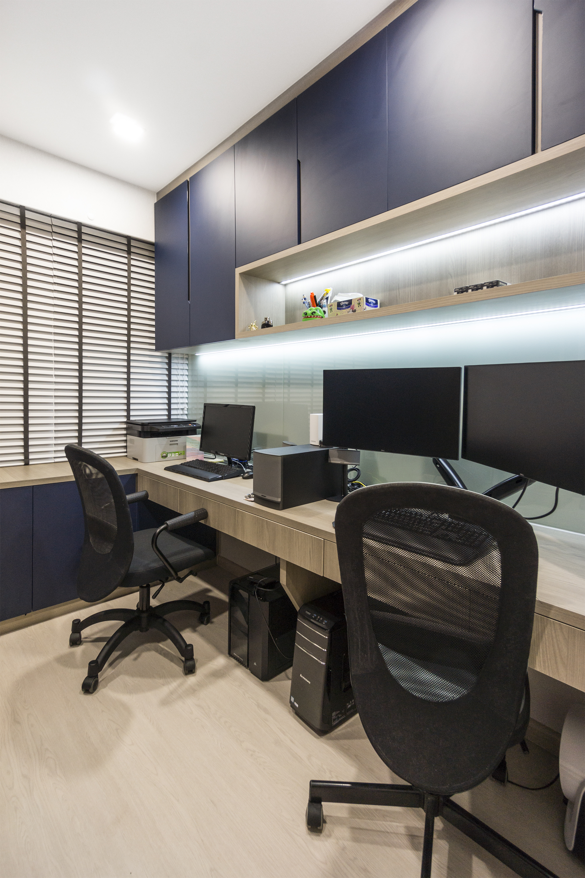 Contemporary, Modern, Scandinavian Design - Study Room - Condominium - Design by Flo Design Pte Ltd