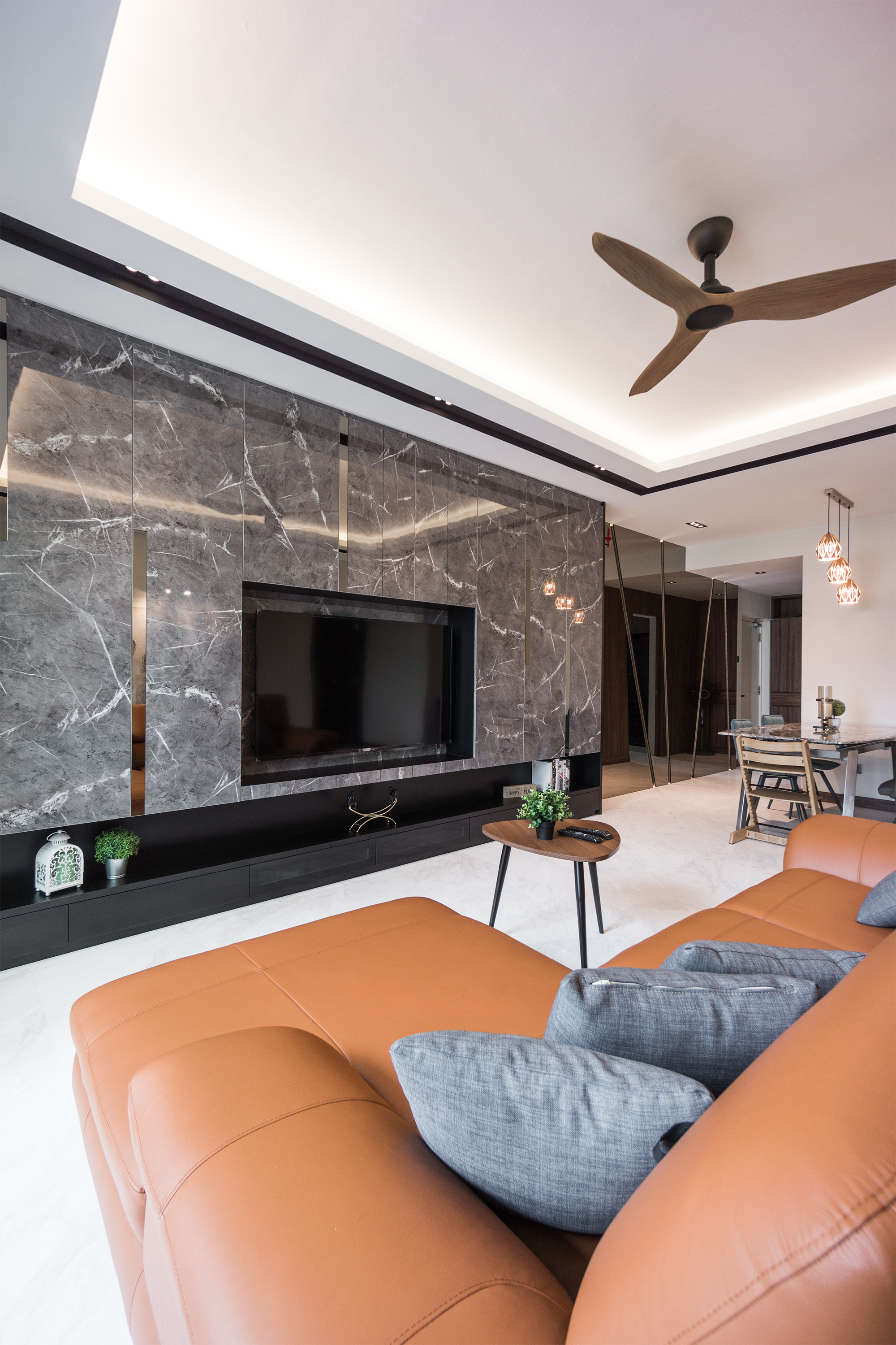 Contemporary, Modern Design - Living Room - Condominium - Design by Flo Design Pte Ltd