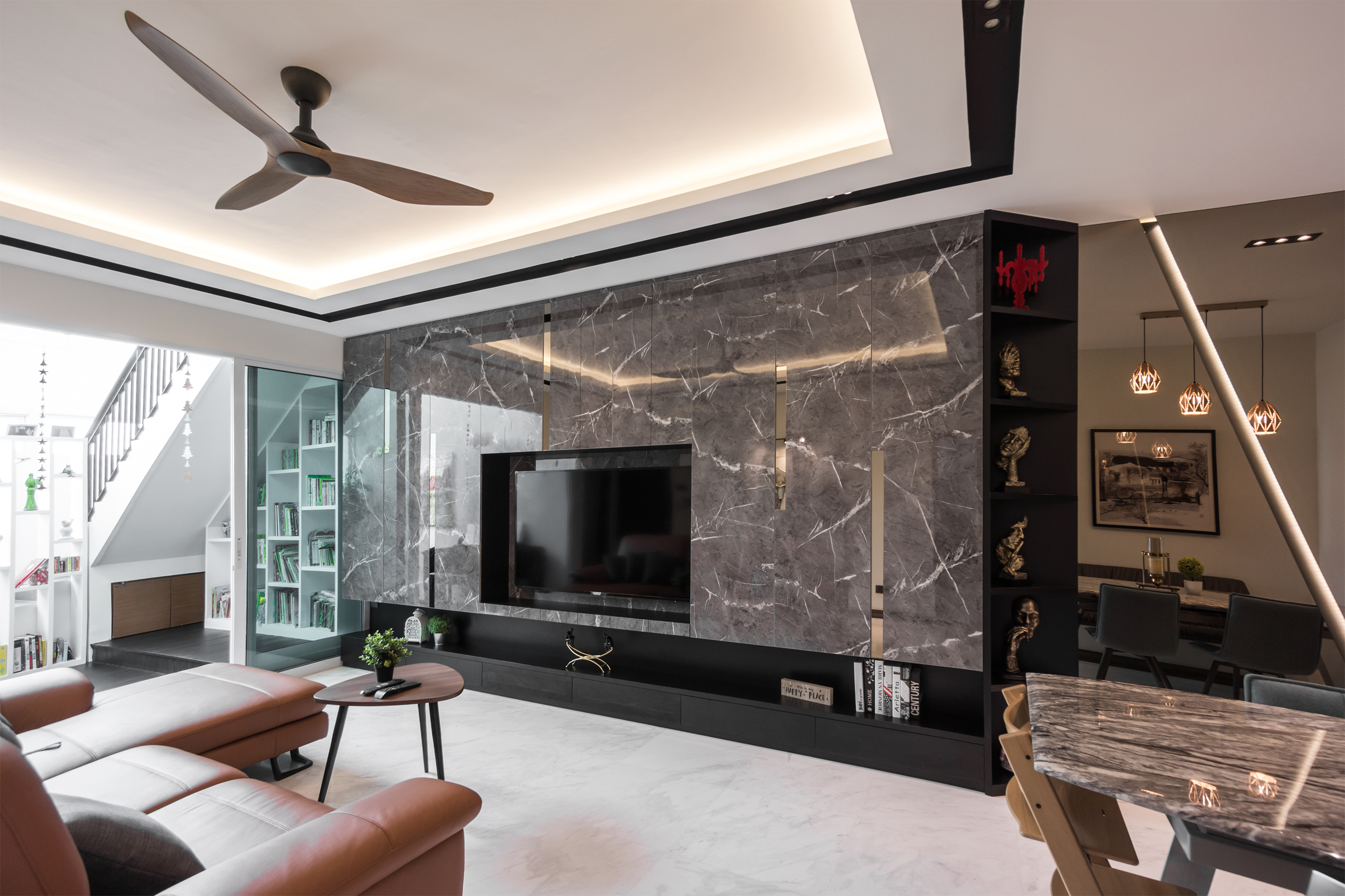 Contemporary, Modern Design - Living Room - Condominium - Design by Flo Design Pte Ltd