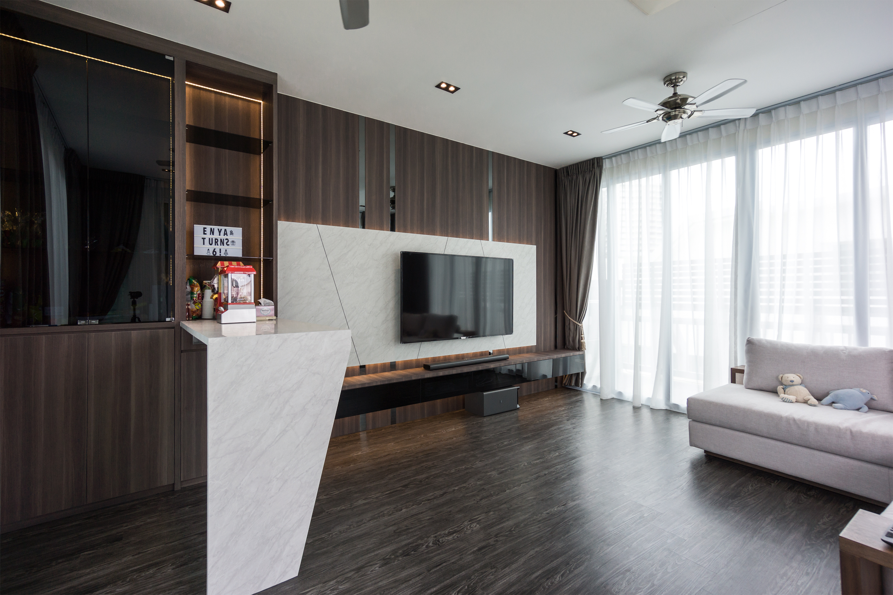 Contemporary, Modern Design - Entertainment Room - Condominium - Design by Flo Design Pte Ltd