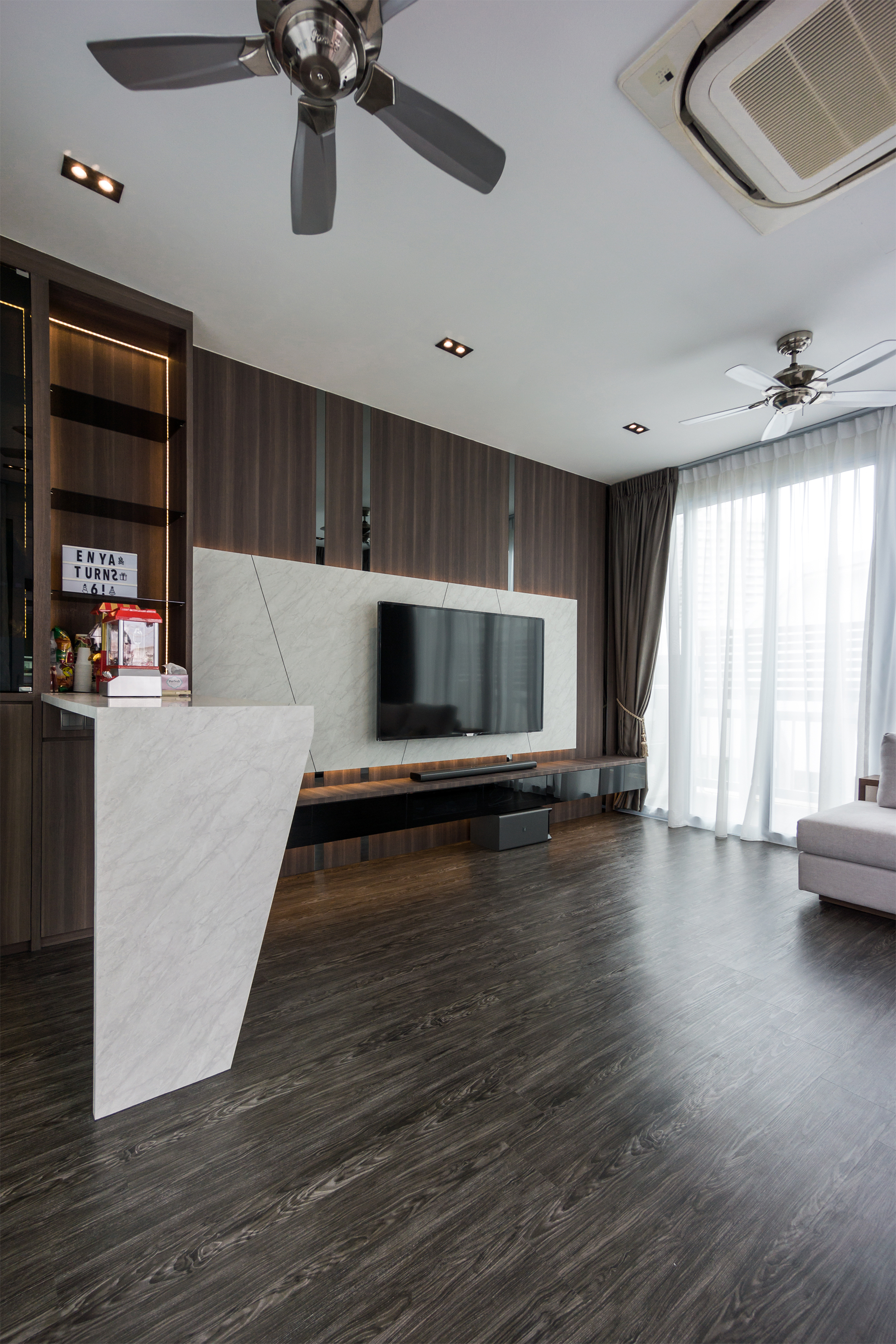 Contemporary, Modern Design - Entertainment Room - Condominium - Design by Flo Design Pte Ltd