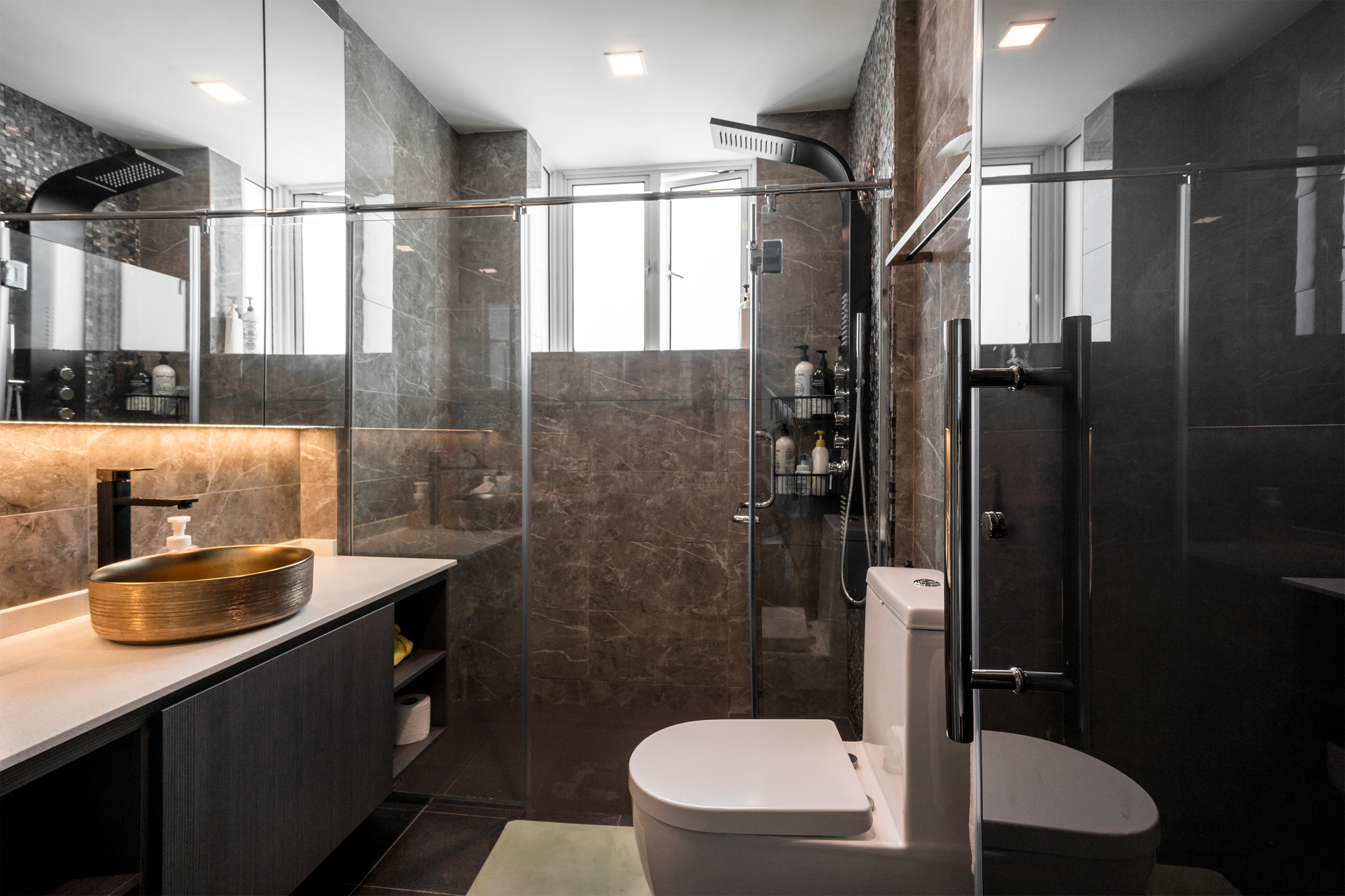 Contemporary, Modern Design - Bathroom - Condominium - Design by Flo Design Pte Ltd