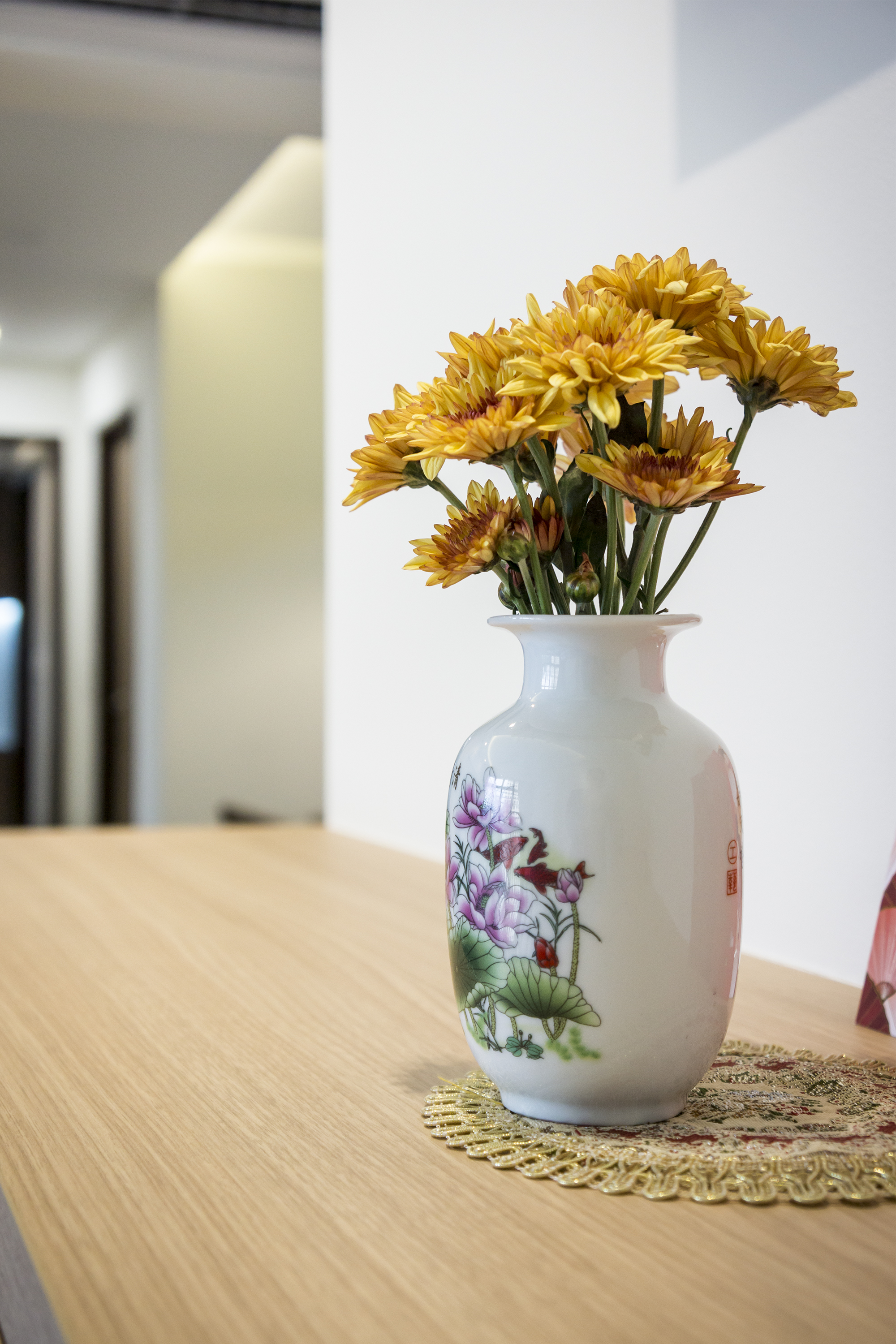 Contemporary, Eclectic Design - Living Room - HDB 4 Room - Design by Flo Design Pte Ltd