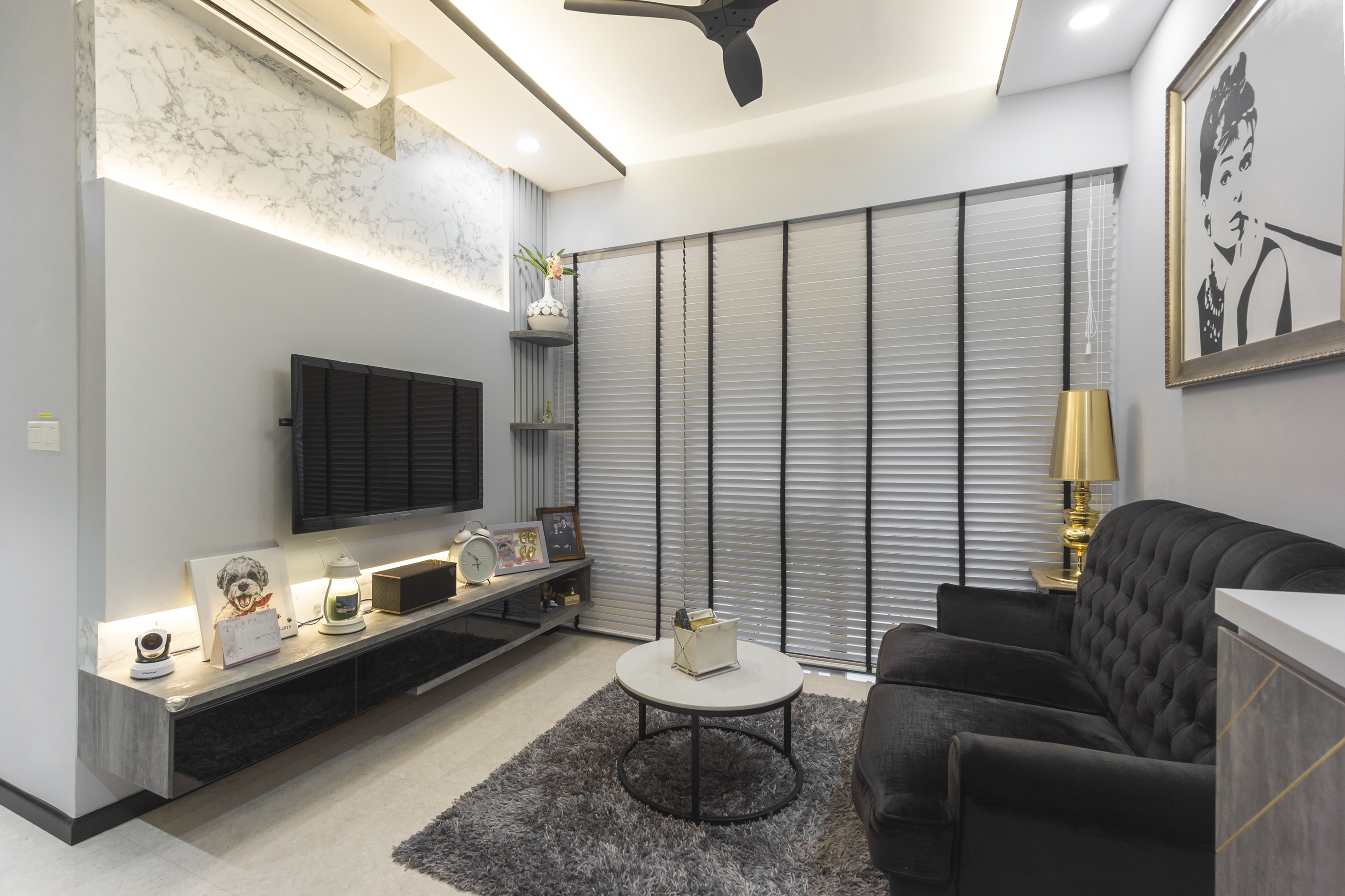 Contemporary, Victorian, Vintage Design - Living Room - Condominium - Design by Flo Design Pte Ltd