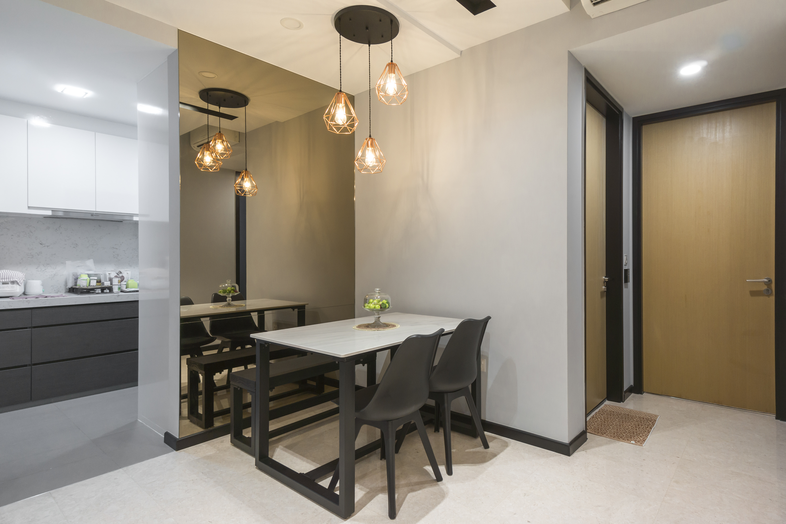 Contemporary, Victorian, Vintage Design - Dining Room - Condominium - Design by Flo Design Pte Ltd