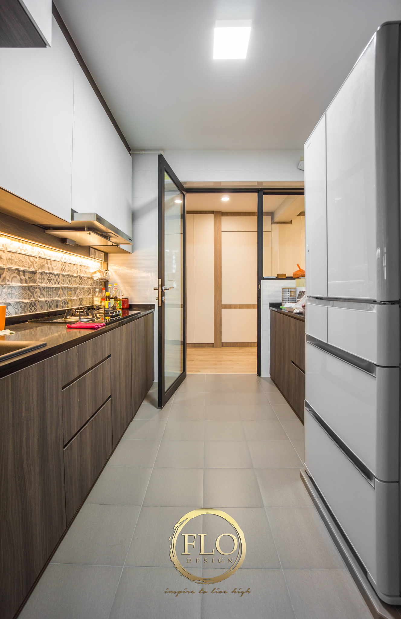 Scandinavian Design - Kitchen - HDB 4 Room - Design by Flo Design Pte Ltd