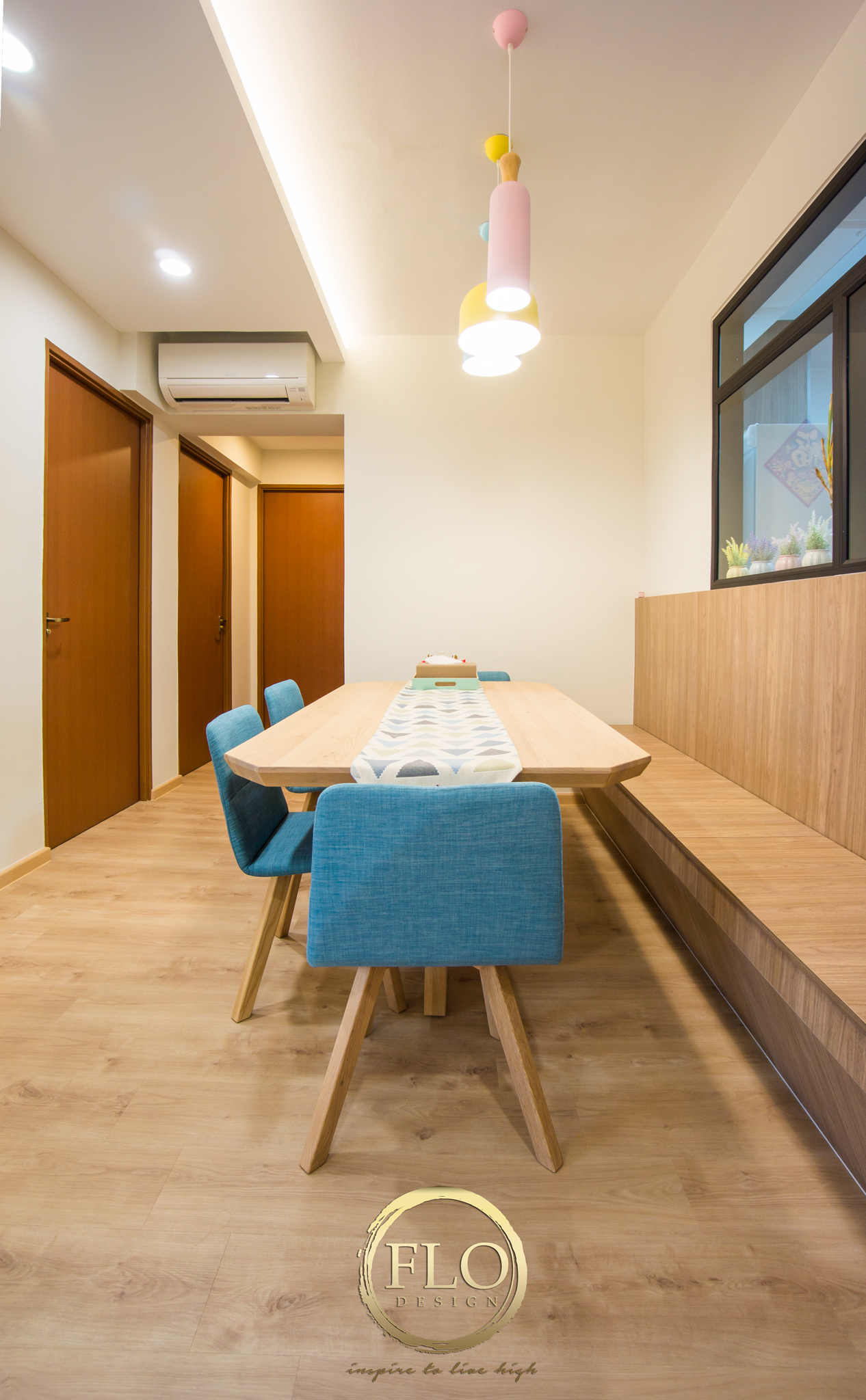 Scandinavian Design - Dining Room - HDB 4 Room - Design by Flo Design Pte Ltd