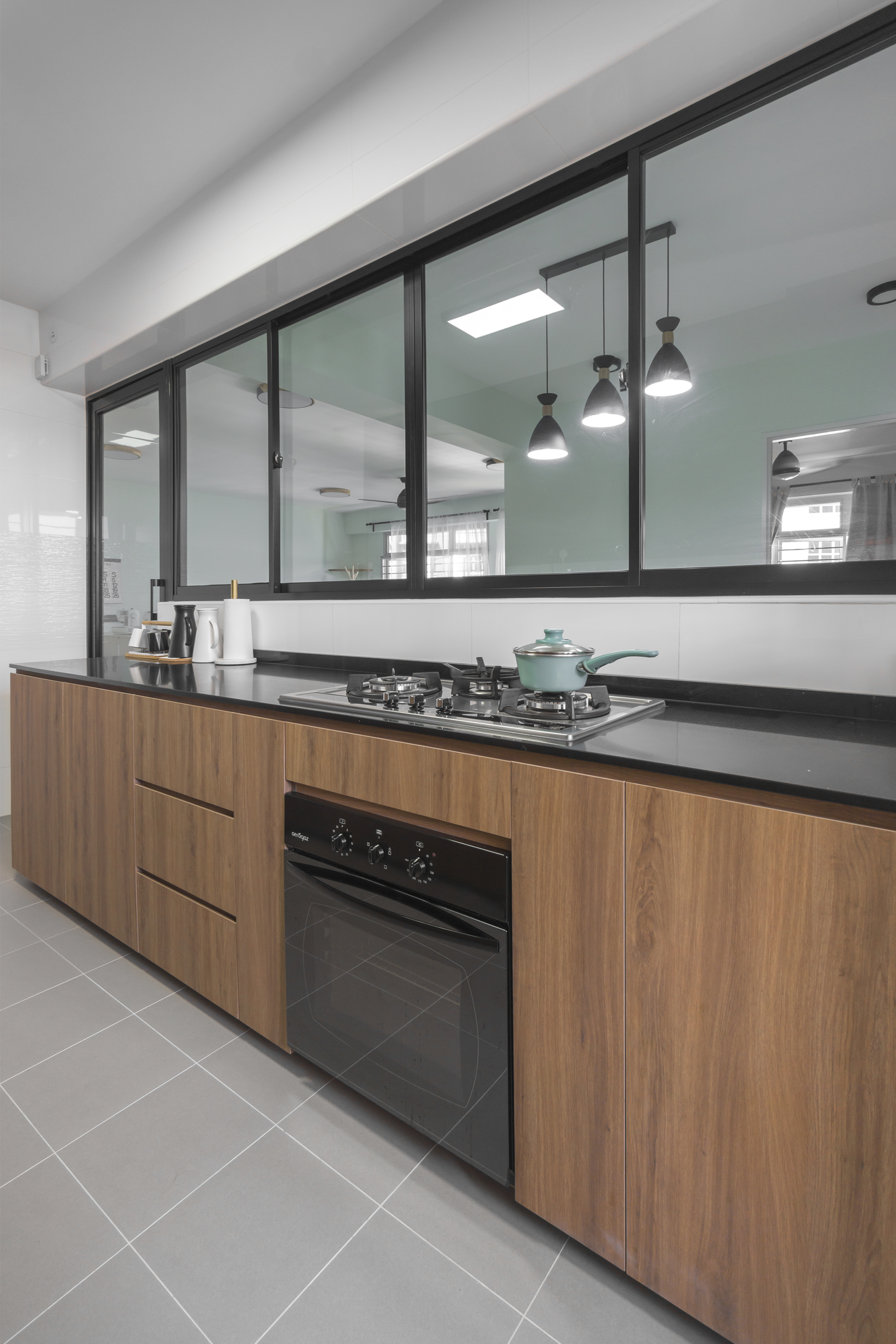 Minimalist, Scandinavian Design - Kitchen - HDB 5 Room - Design by Flo Design Pte Ltd