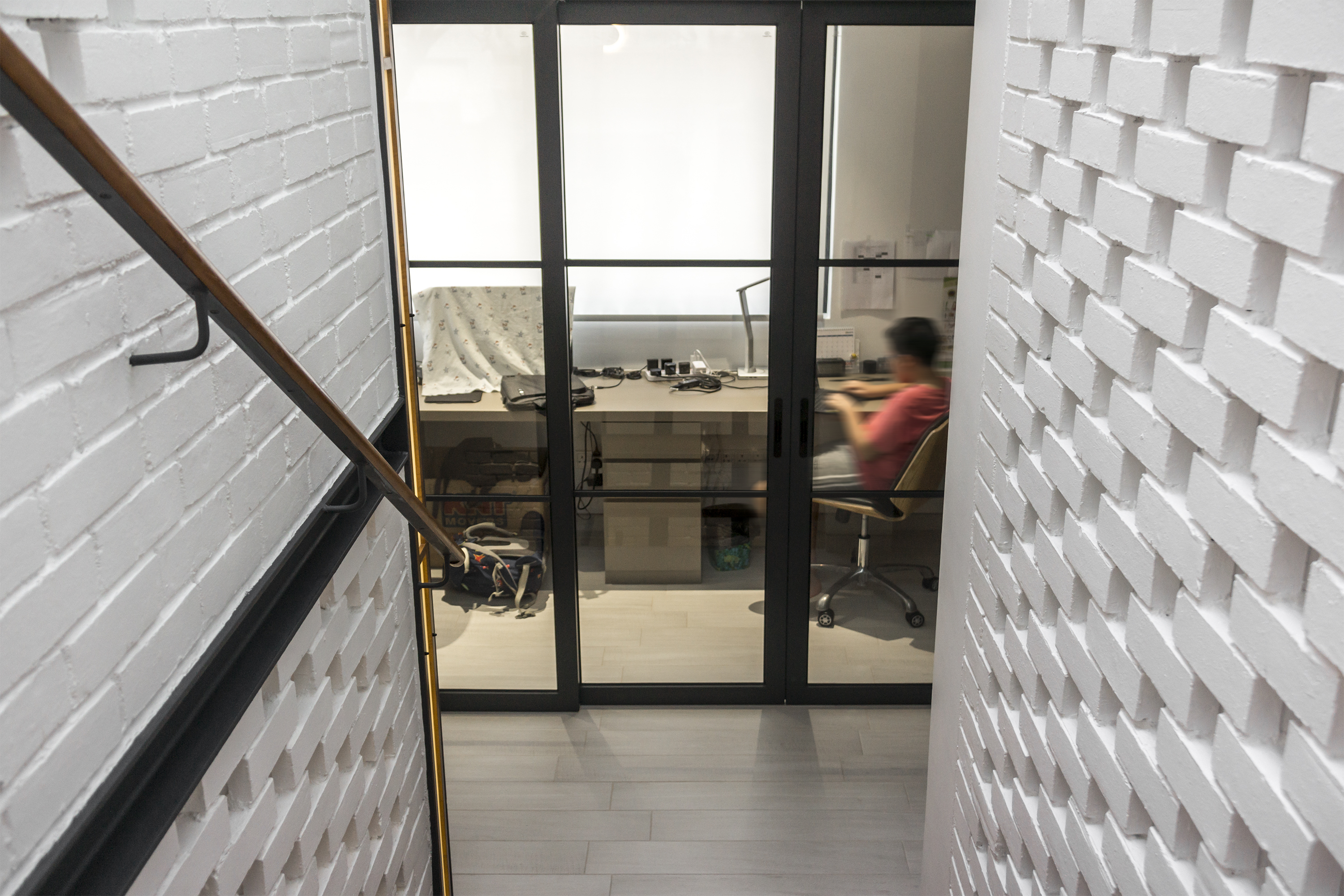 Contemporary, Modern Design - Study Room - Landed House - Design by Flo Design Pte Ltd