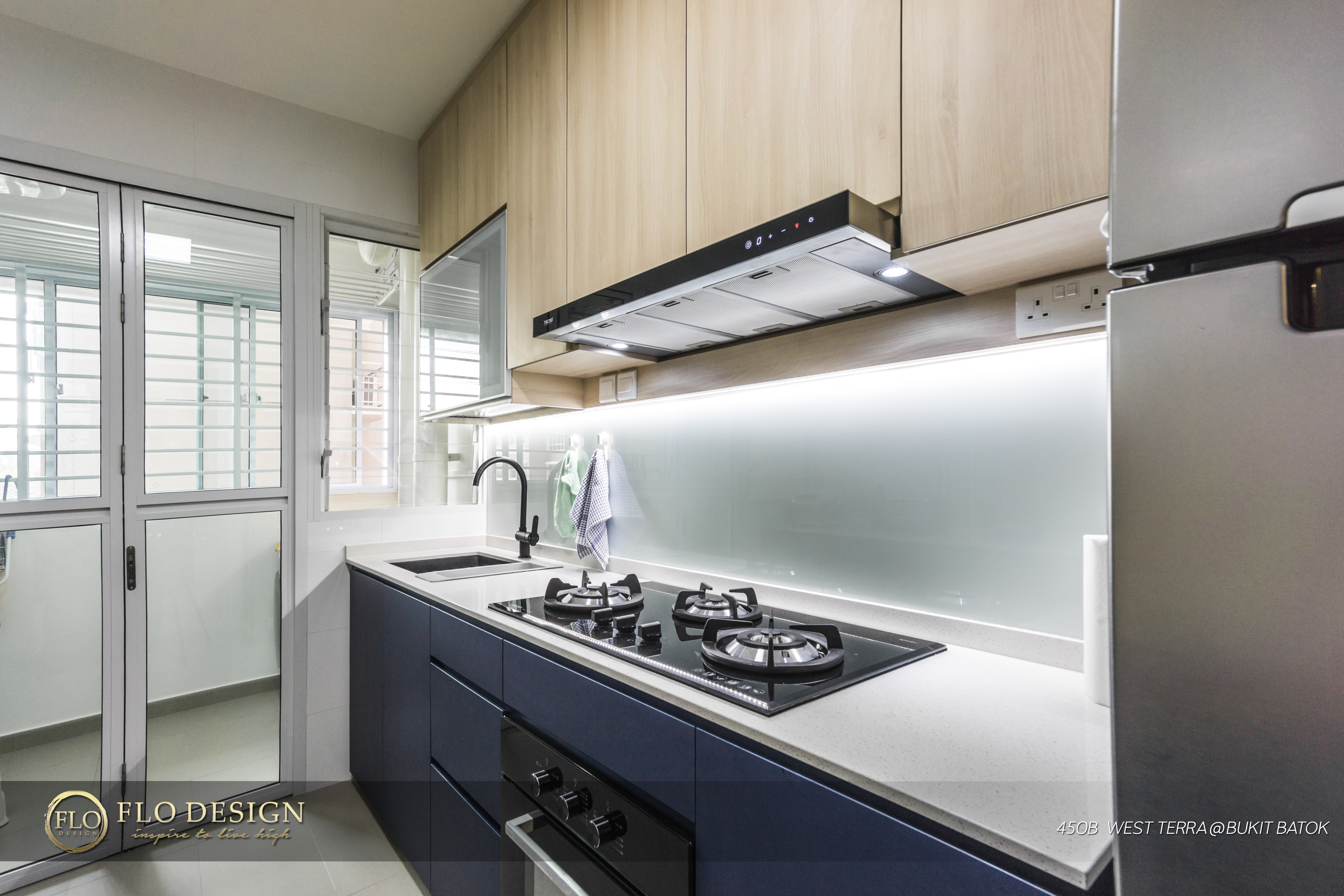 Contemporary, Industrial, Scandinavian Design - Kitchen - HDB 4 Room - Design by Flo Design Pte Ltd