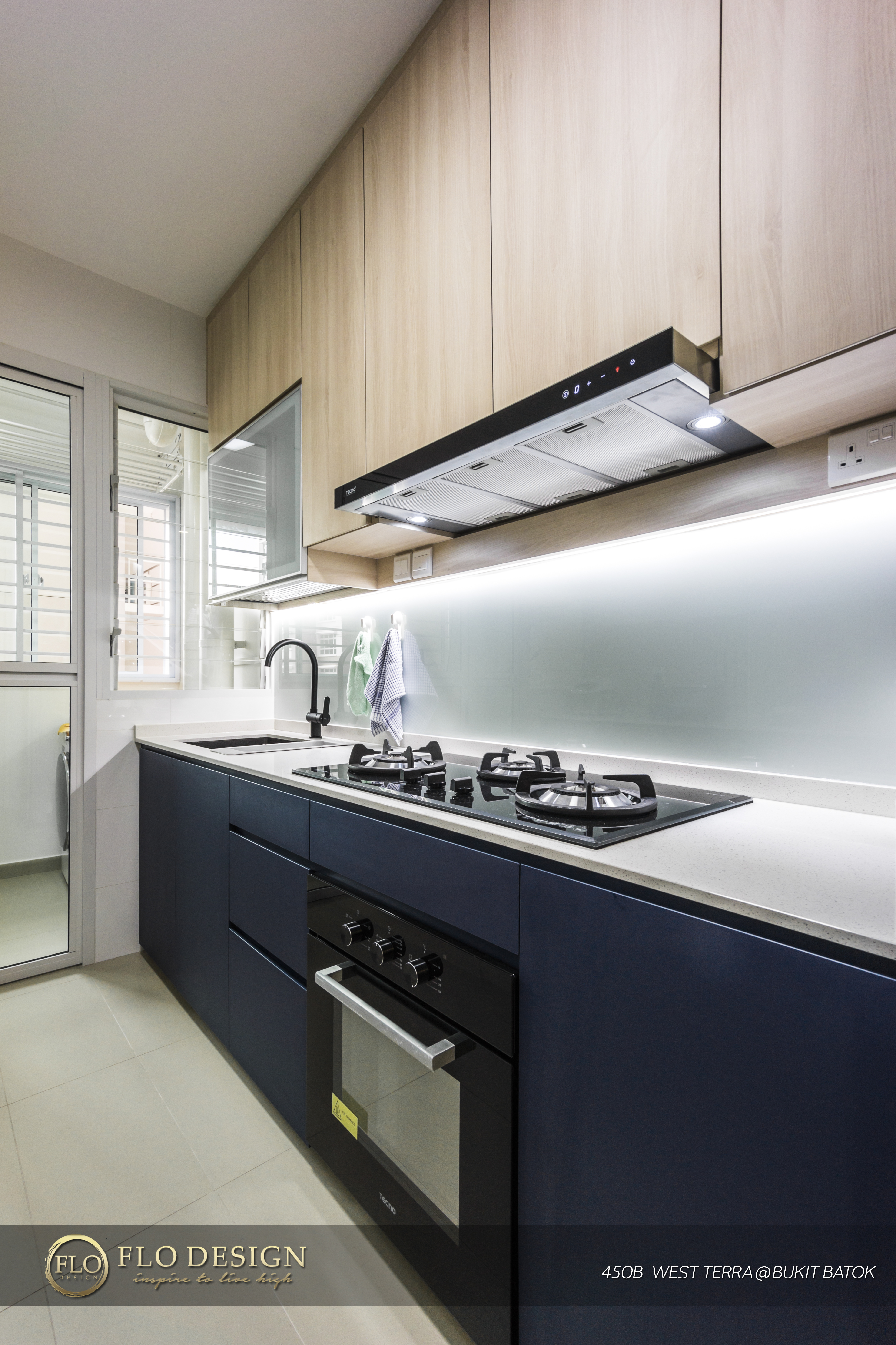 Contemporary, Industrial, Scandinavian Design - Kitchen - HDB 4 Room - Design by Flo Design Pte Ltd