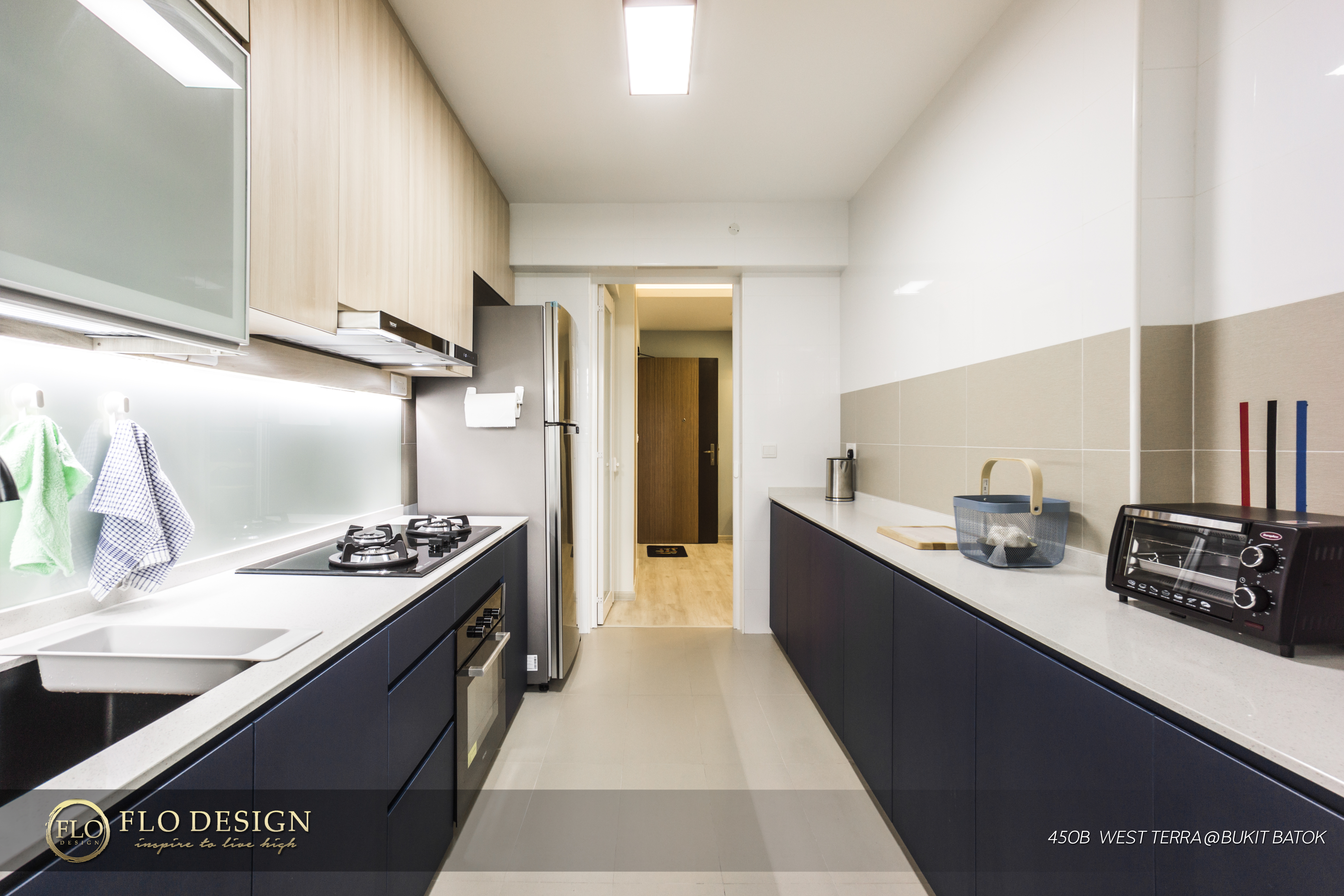 Contemporary, Industrial, Scandinavian Design - Kitchen - HDB 4 Room - Design by Flo Design Pte Ltd